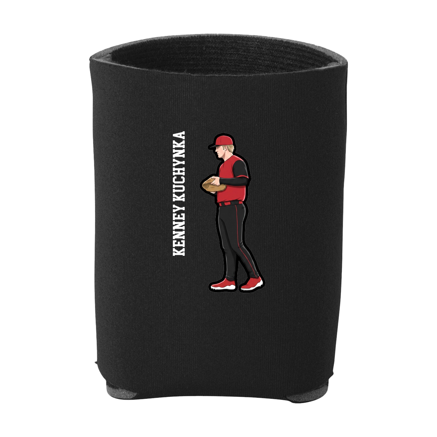 Can Holder — Name Vertical in Black