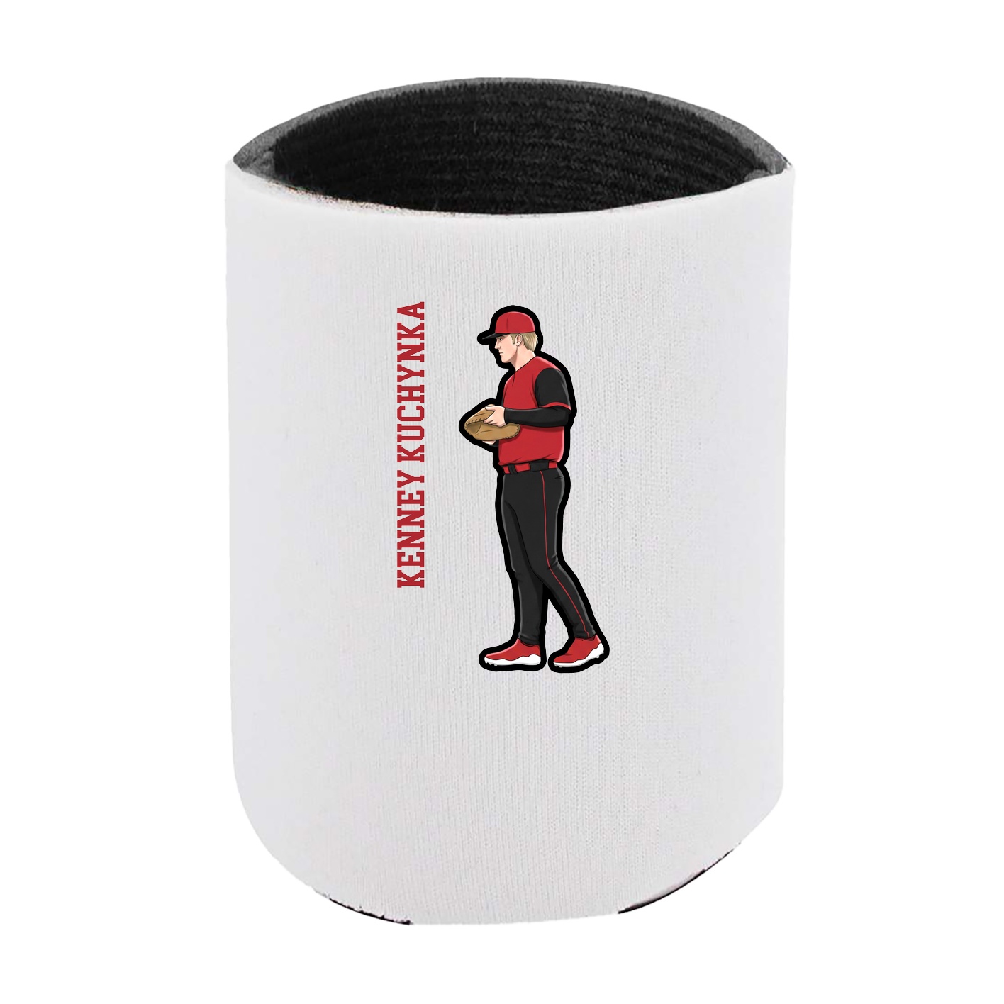 Can Holder — Name Vertical in White