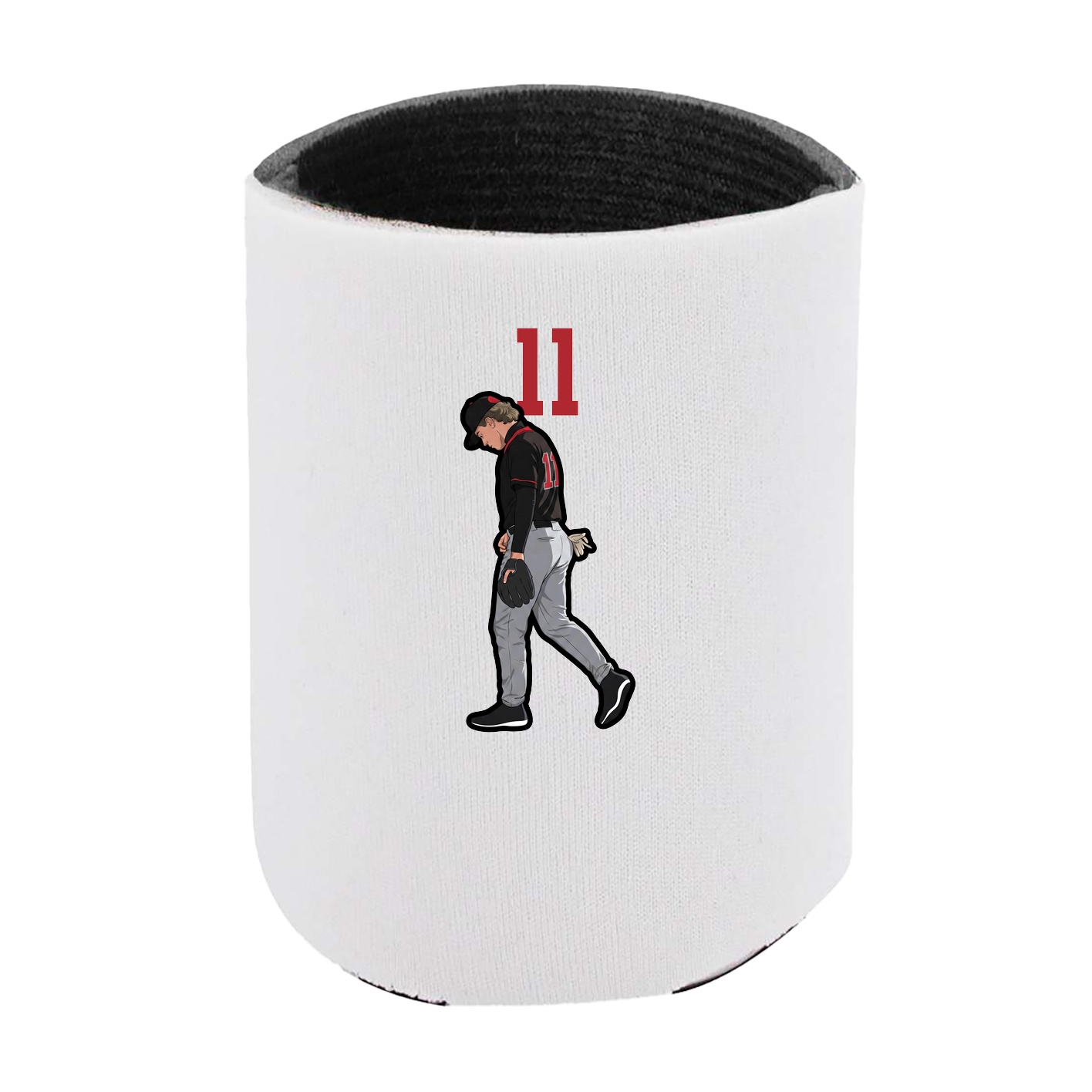Can Holder — Number Top in White