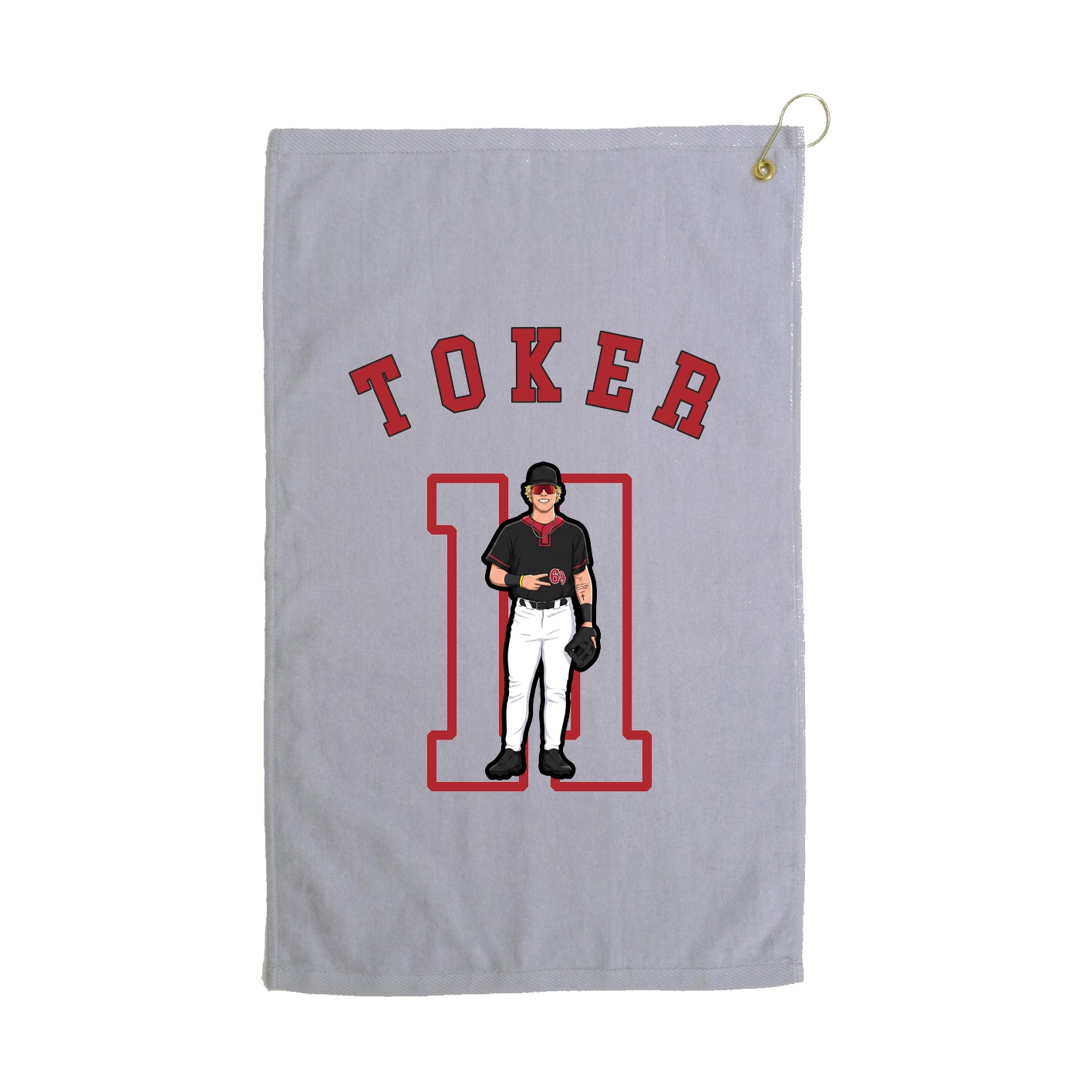 Golf Towel — Shirsey Arch in Grey