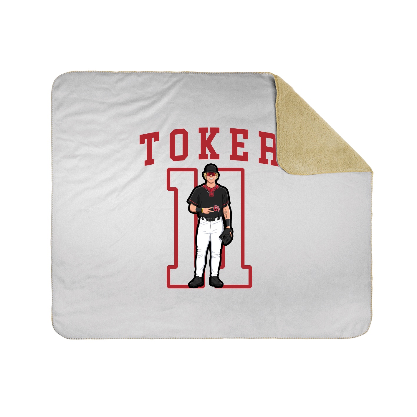 Throw Blanket — Shirsey in White
