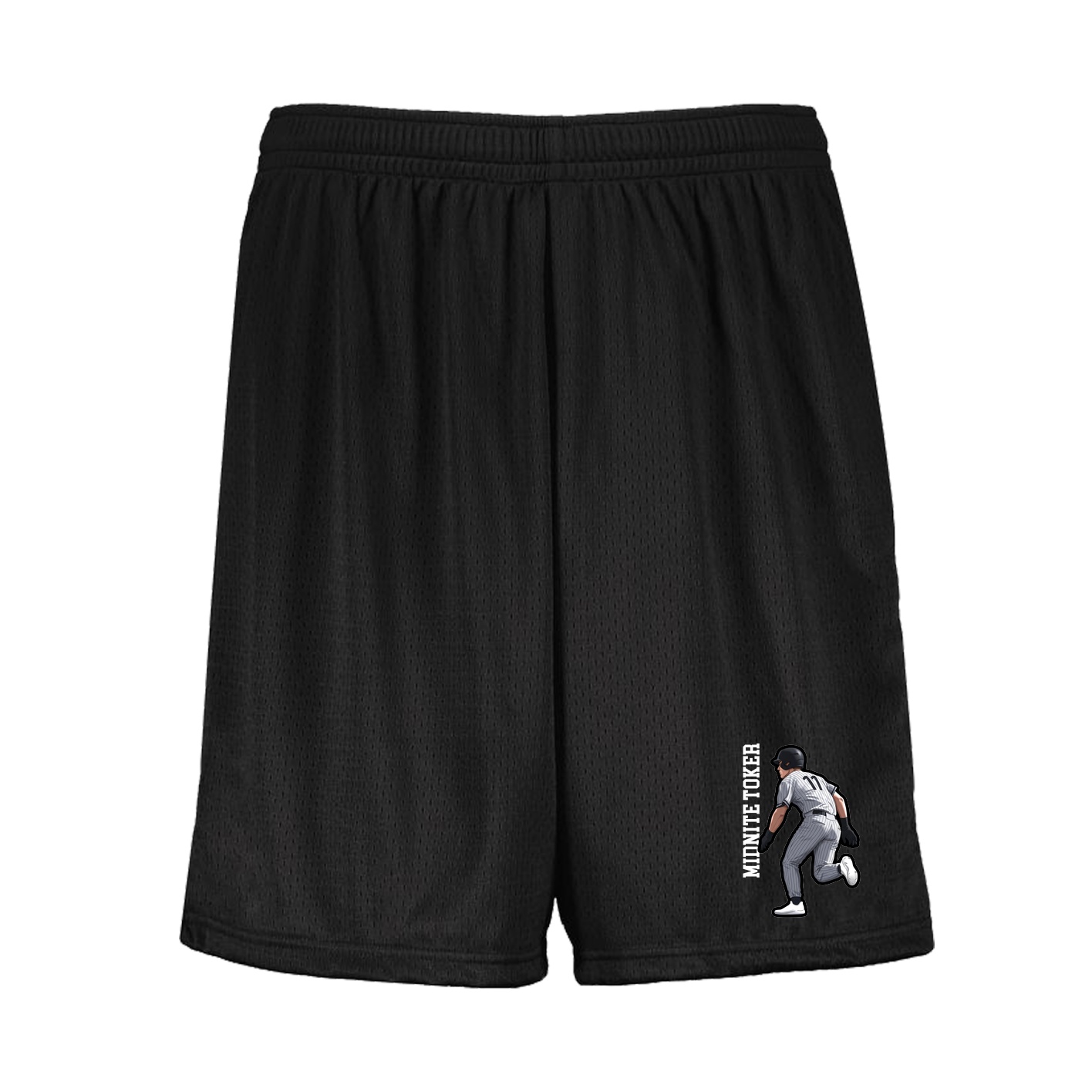Shorts — Name Vertical in Black