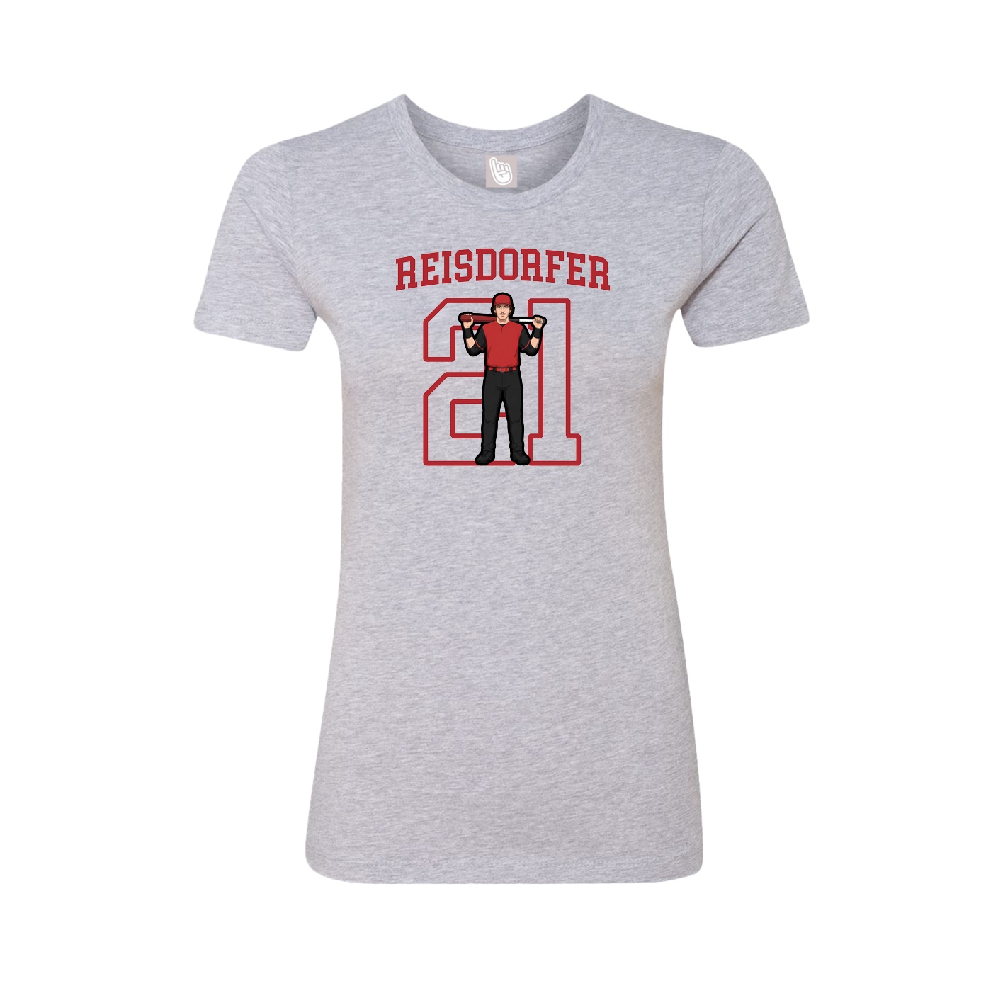 Fitted Women's Tee — Shirsey in Grey