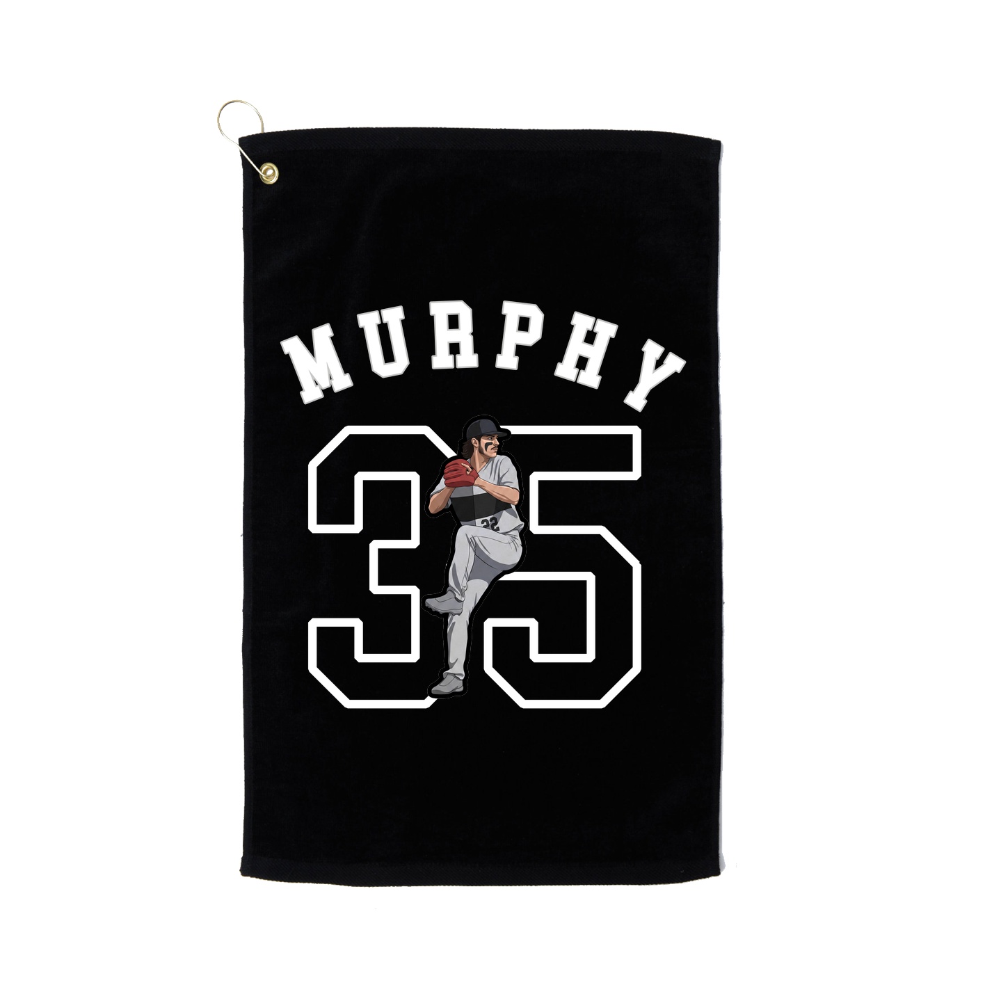 Golf Towel — Shirsey Arch in Black