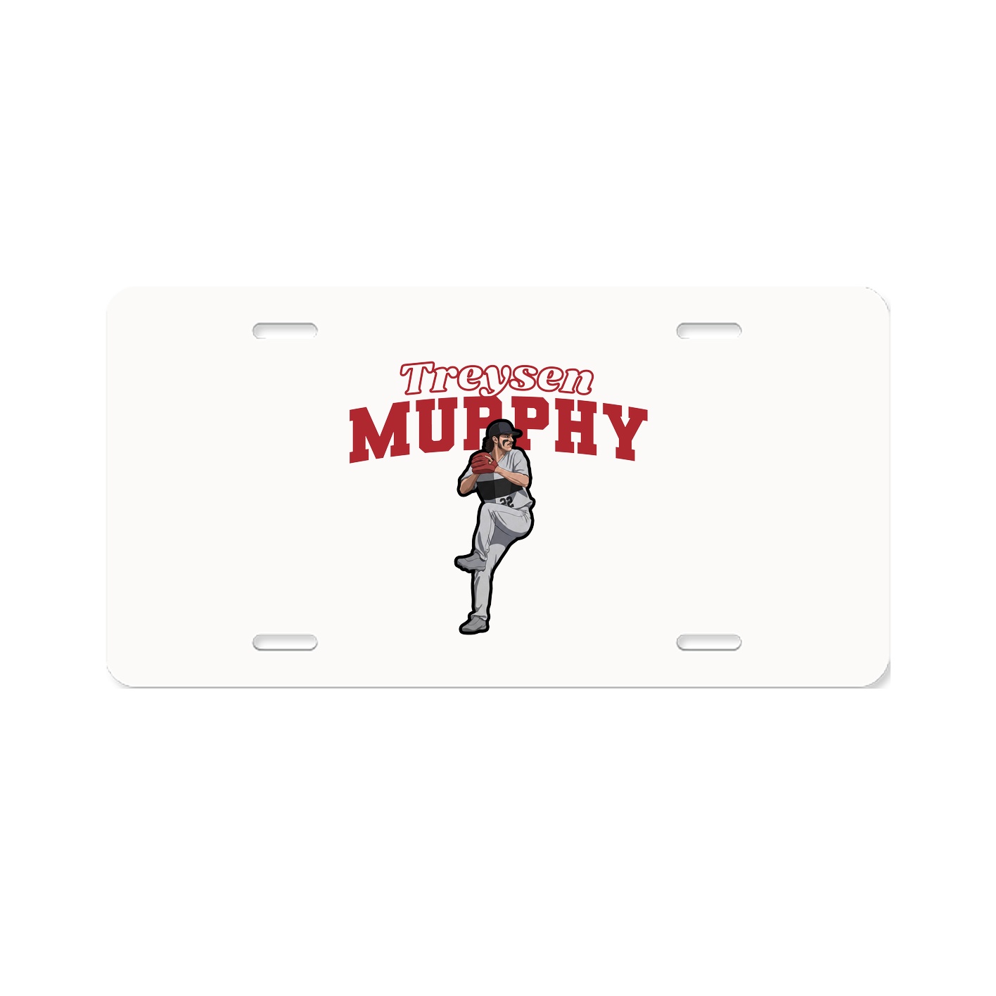 License Plate — Name Arch in Classic