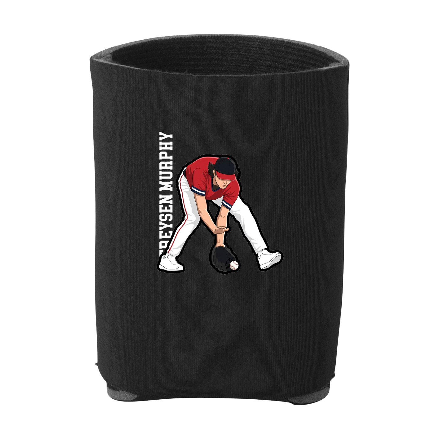 Can Holder — Name Vertical in Black