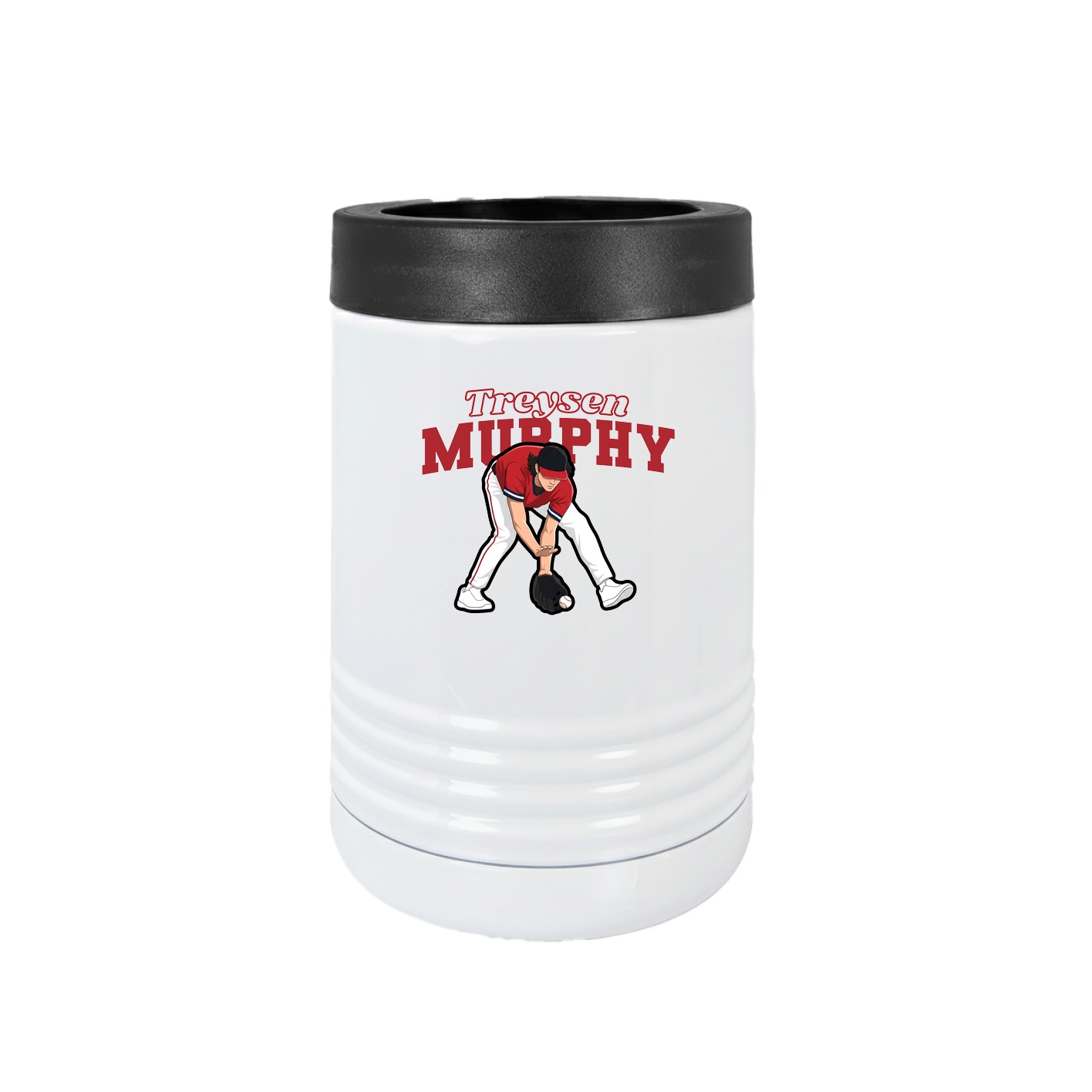 Beverage Holder — Name Arch in White