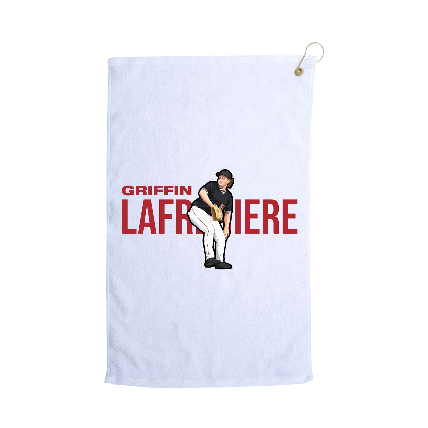 Golf Towel — Player Name in White