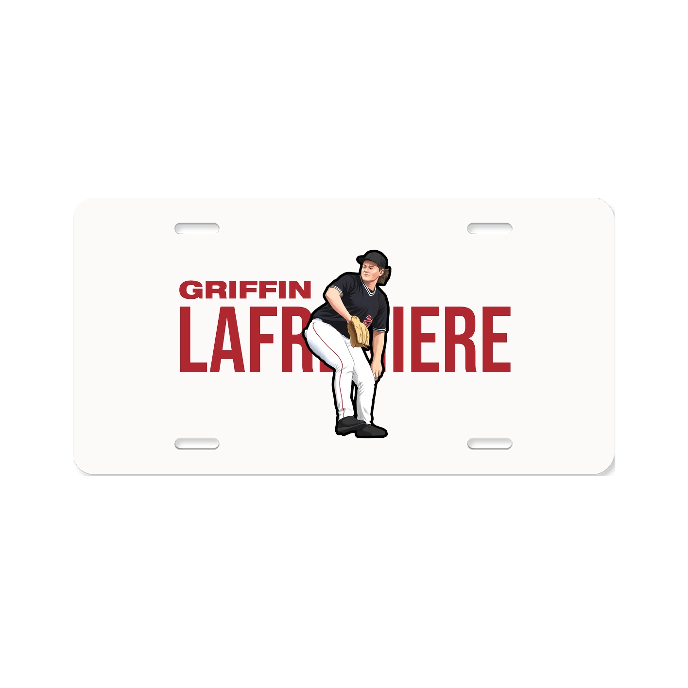License Plate — Player Name in Classic