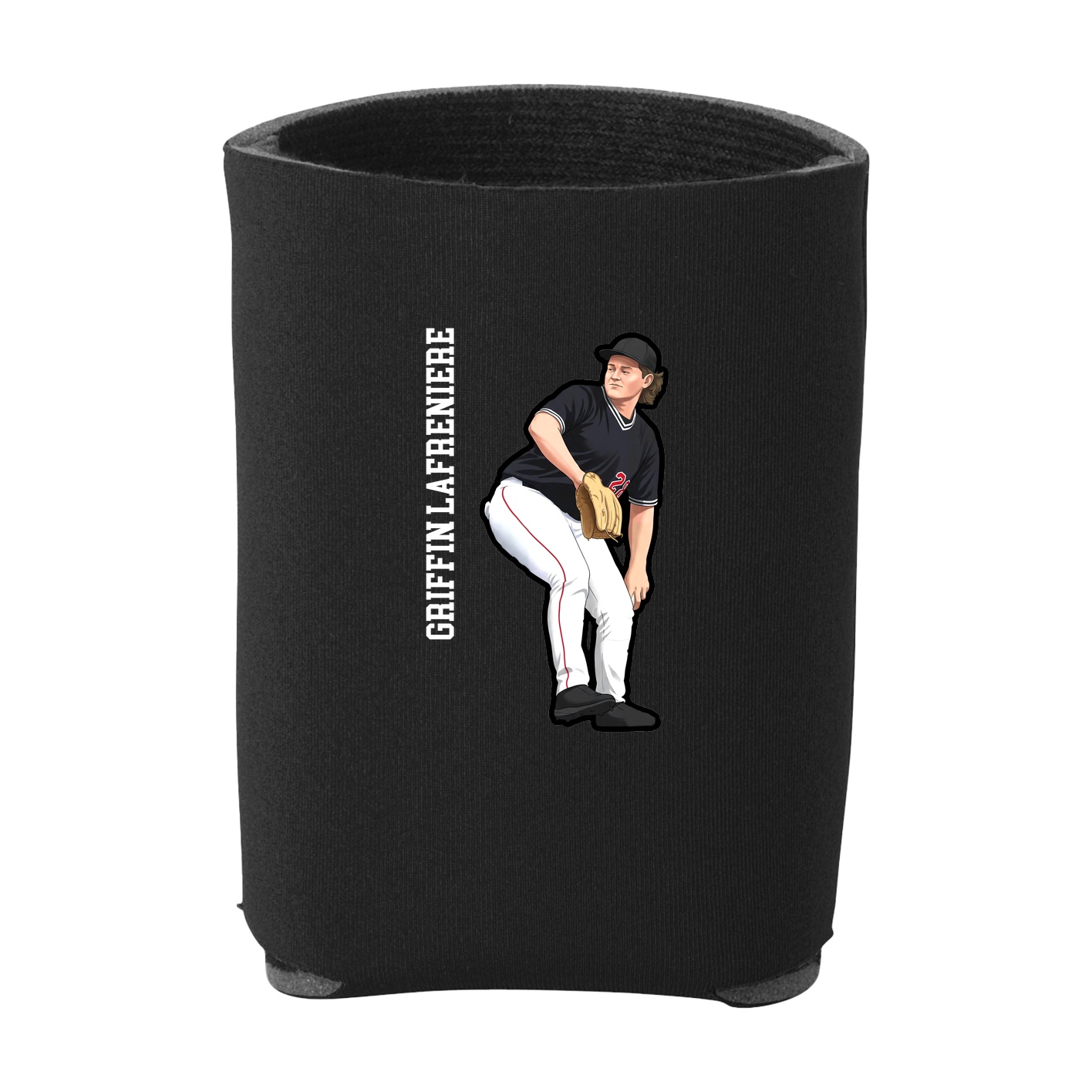 Can Holder — Name Vertical in Black