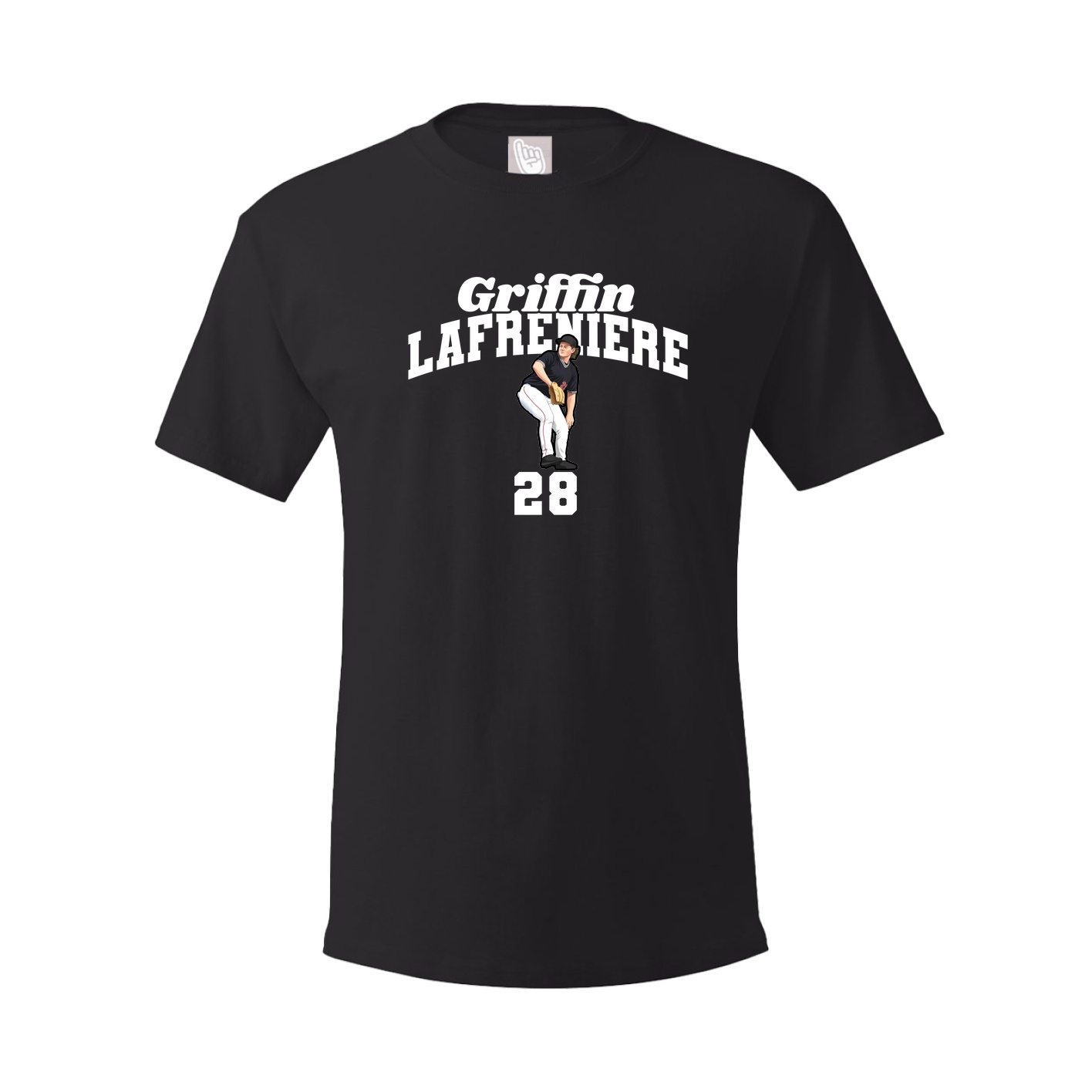 Youth Tee — Signature Arch in Black