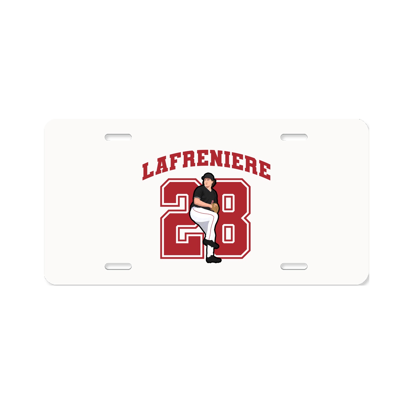 License Plate — Number in Classic