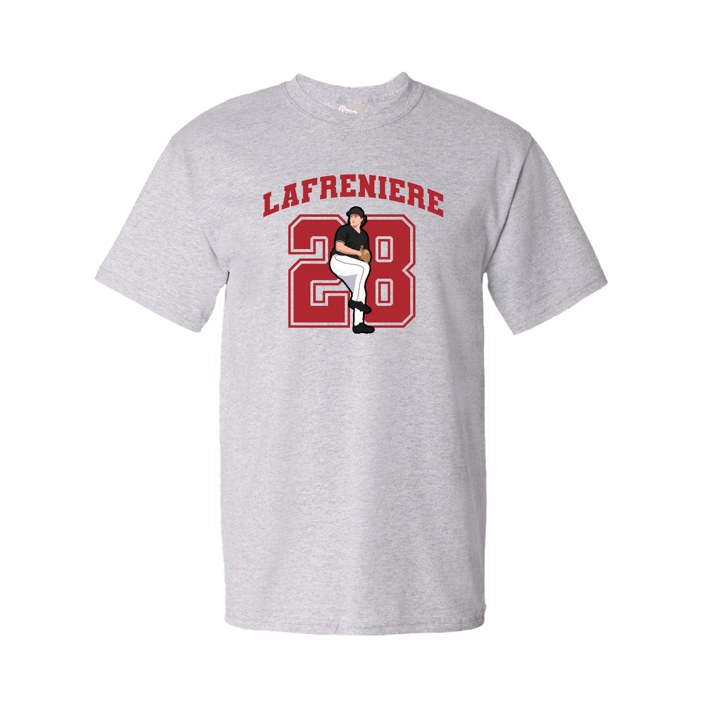Youth Tee — Number in Grey