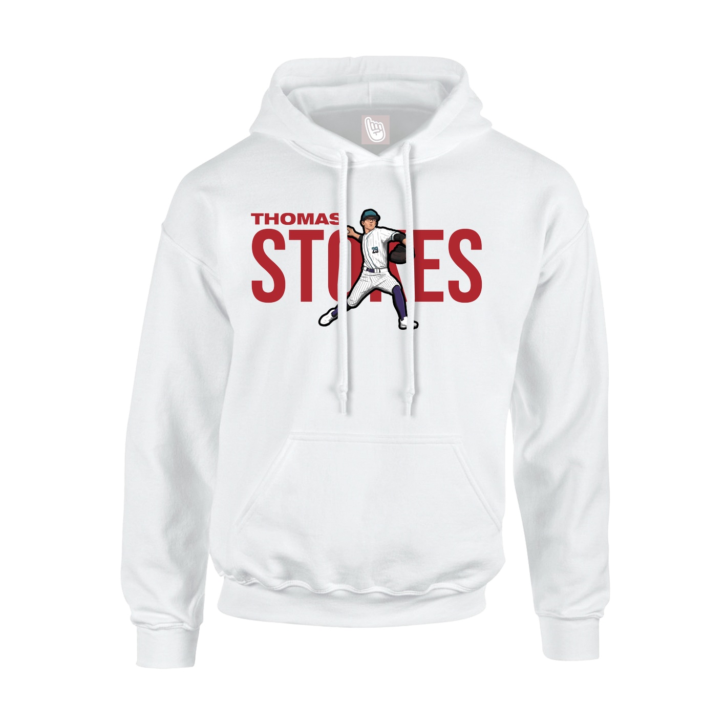 Hoodie — Player Name in White