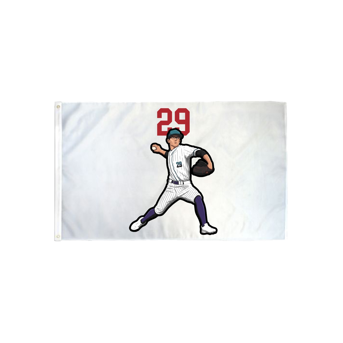 3x5 Flag — Number Top in Classic