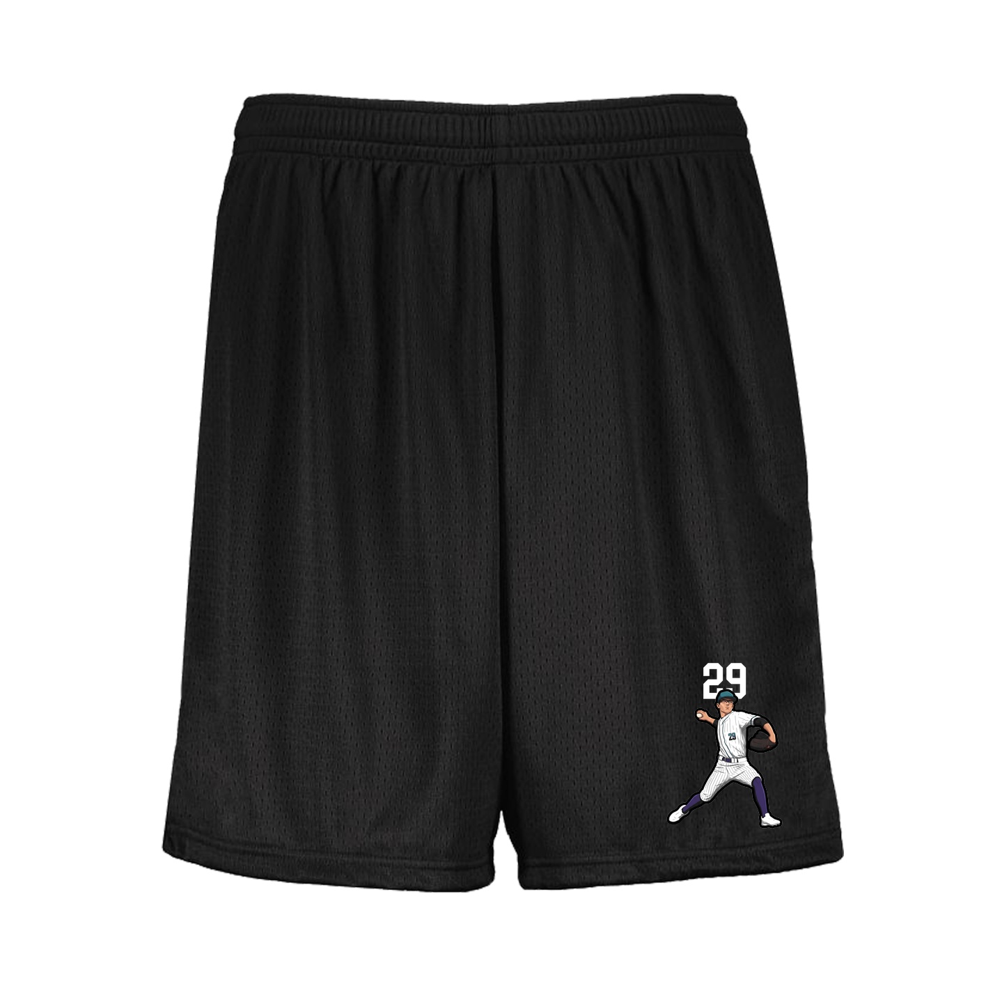 Shorts — Number Top in Black