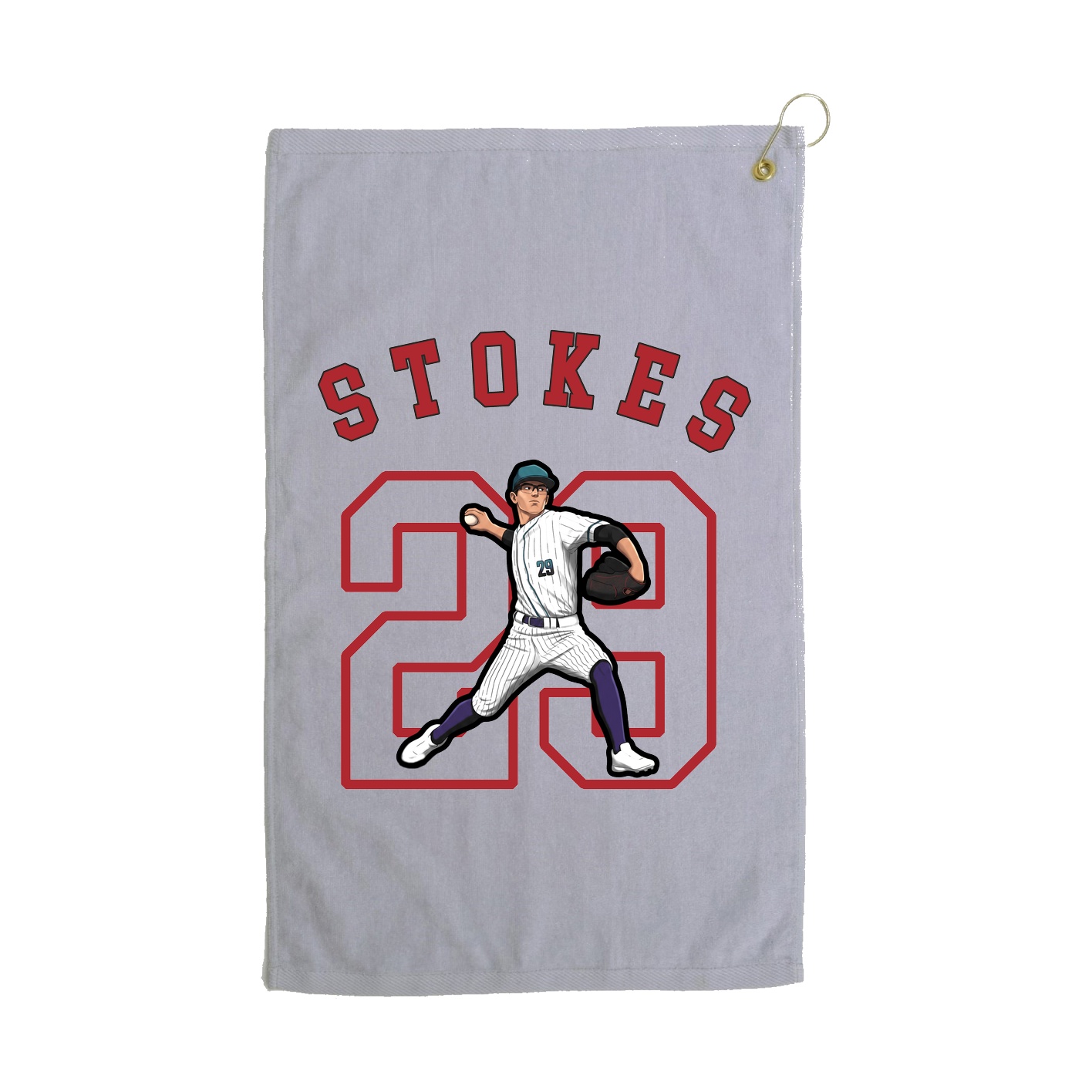 Golf Towel — Shirsey Arch in Grey