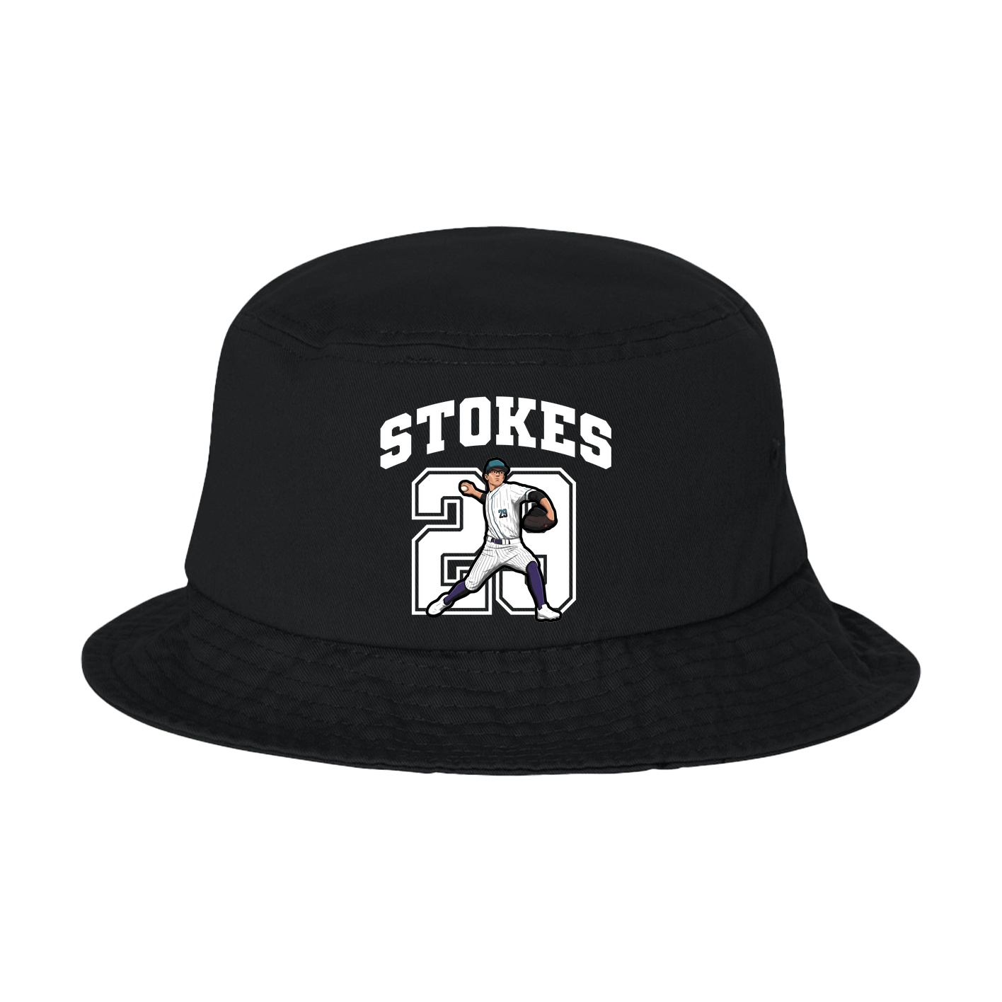 Bucket Cap — Number in Black