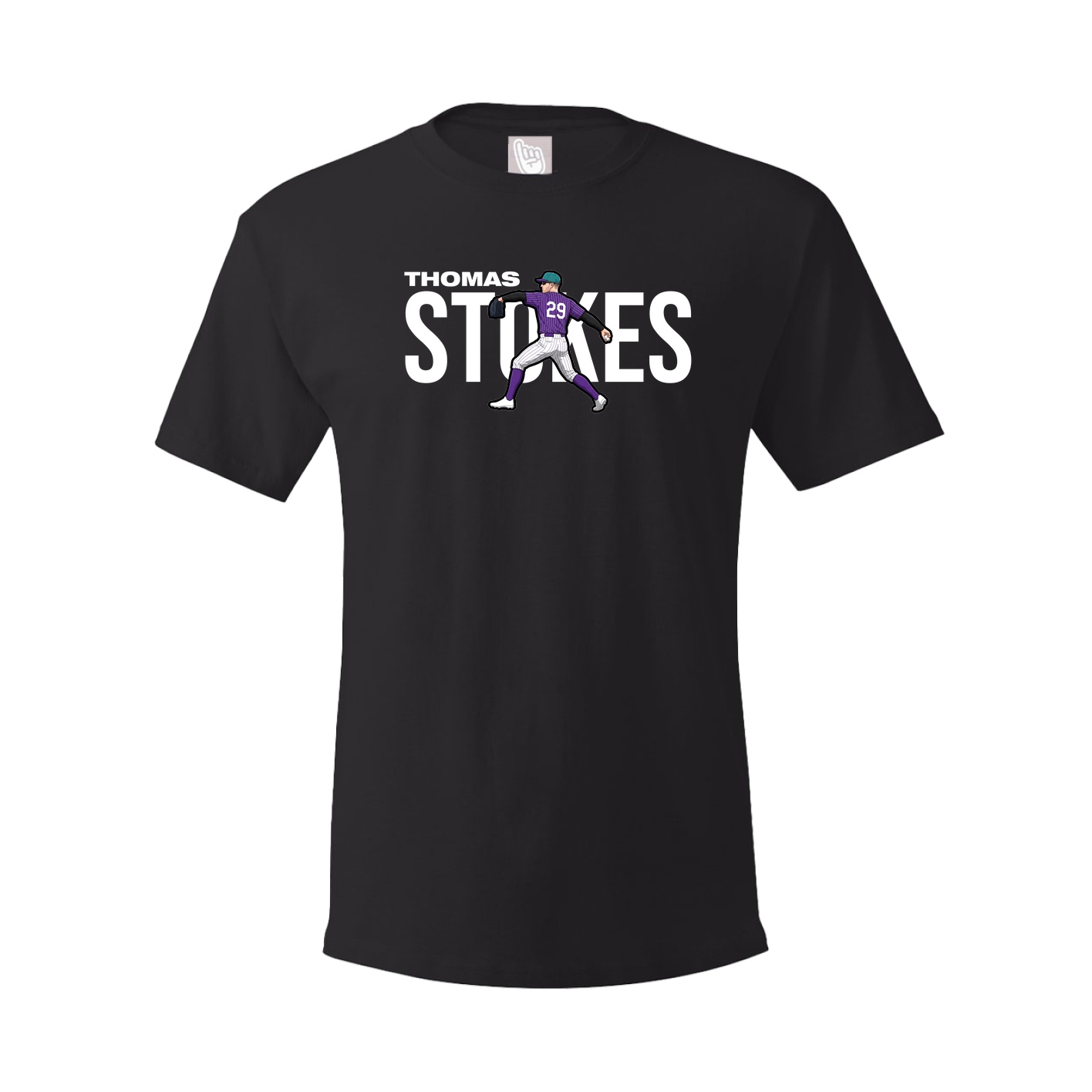 Youth Tee — Player Name in Black