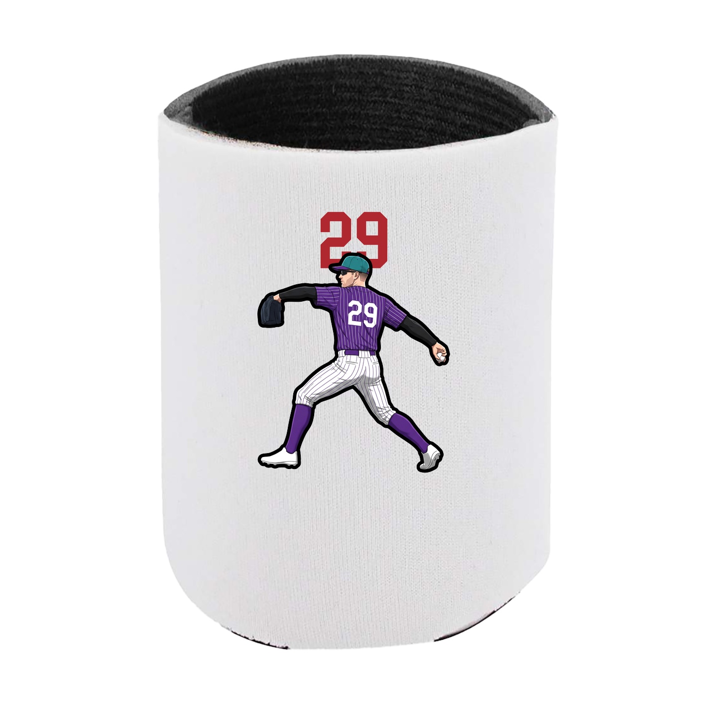 Can Holder — Number Top in White