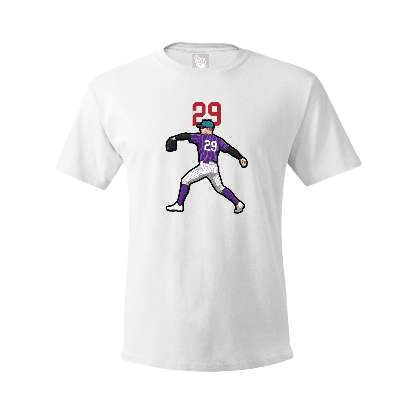 Tee — Number Top in White