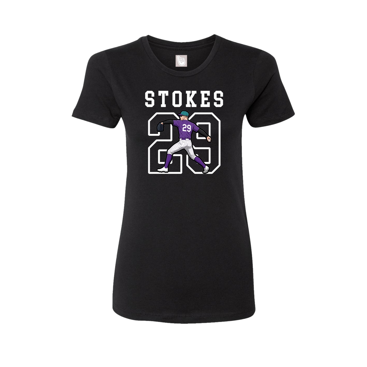 Fitted Women's Tee — Shirsey in Black