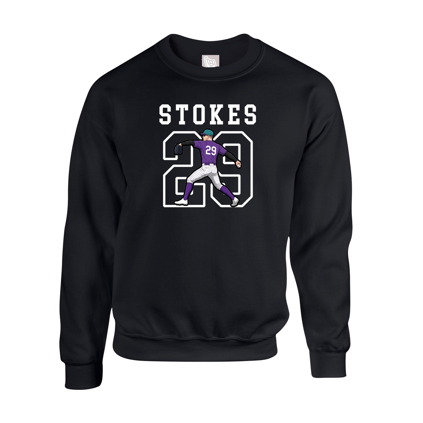 Fleece Crew — Shirsey in Black