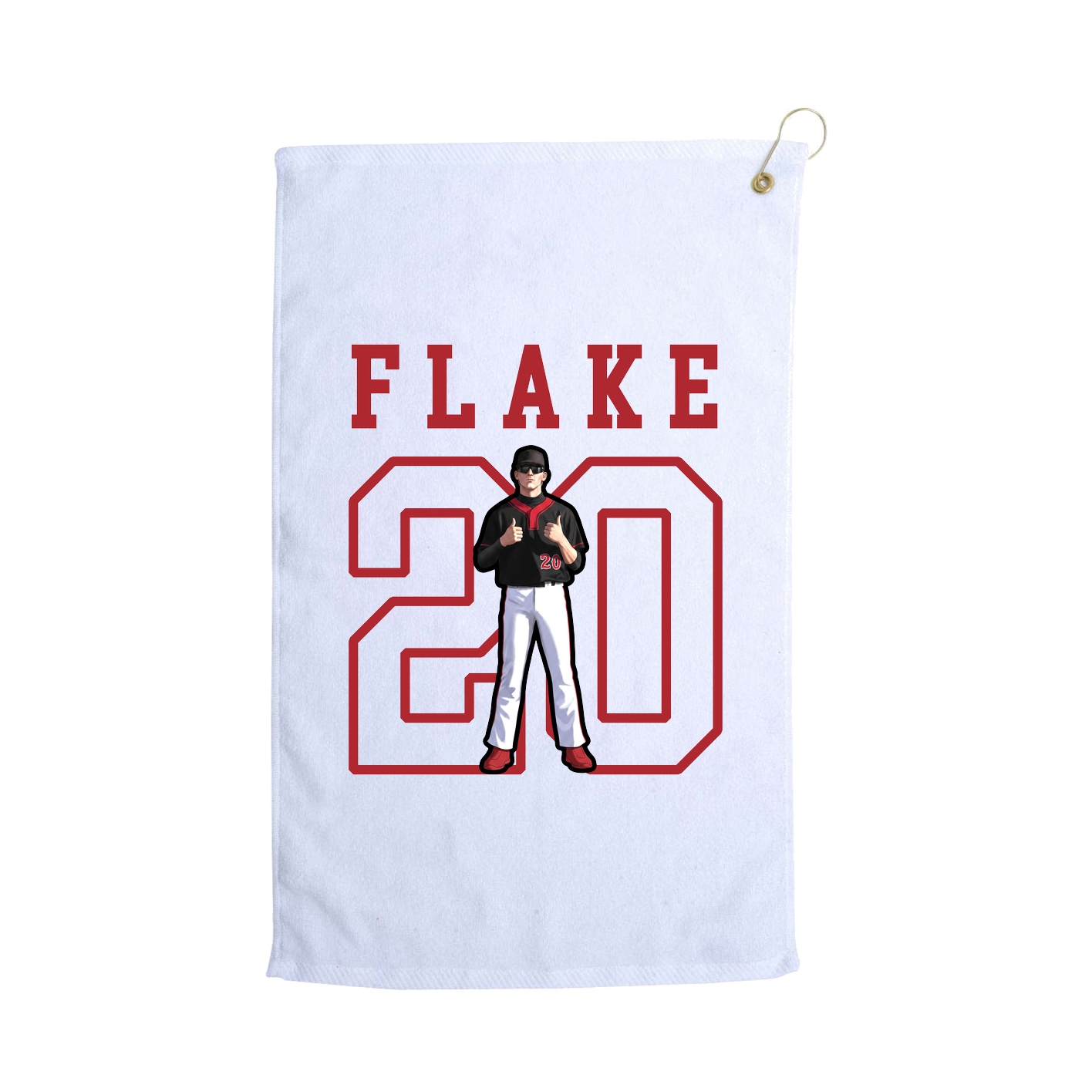 Golf Towel — Shirsey in White