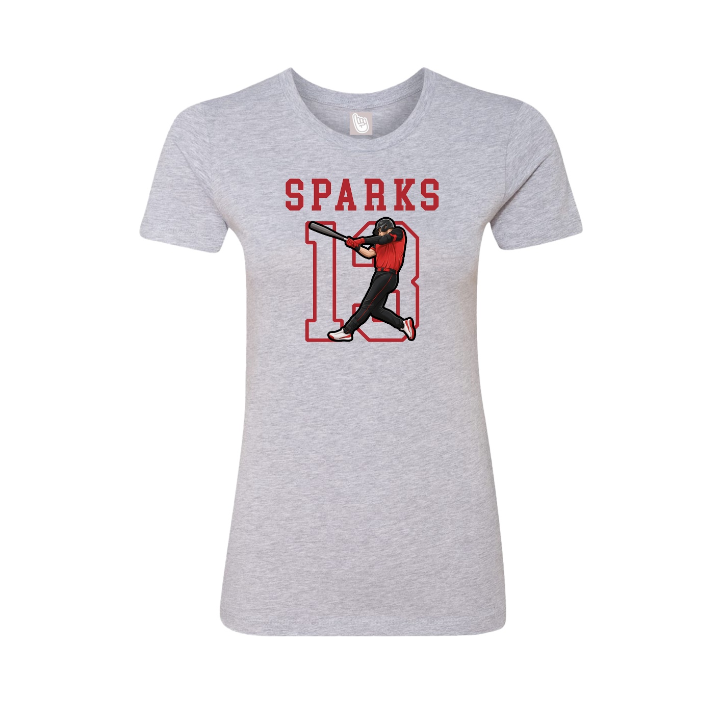 Fitted Women's Tee — Shirsey in Grey