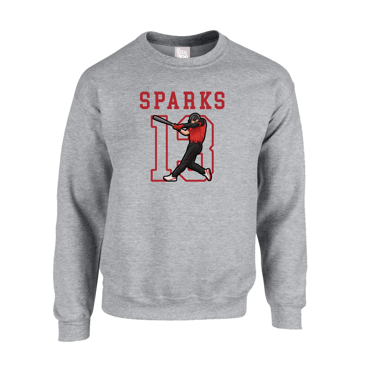Fleece Crew — Shirsey in Grey