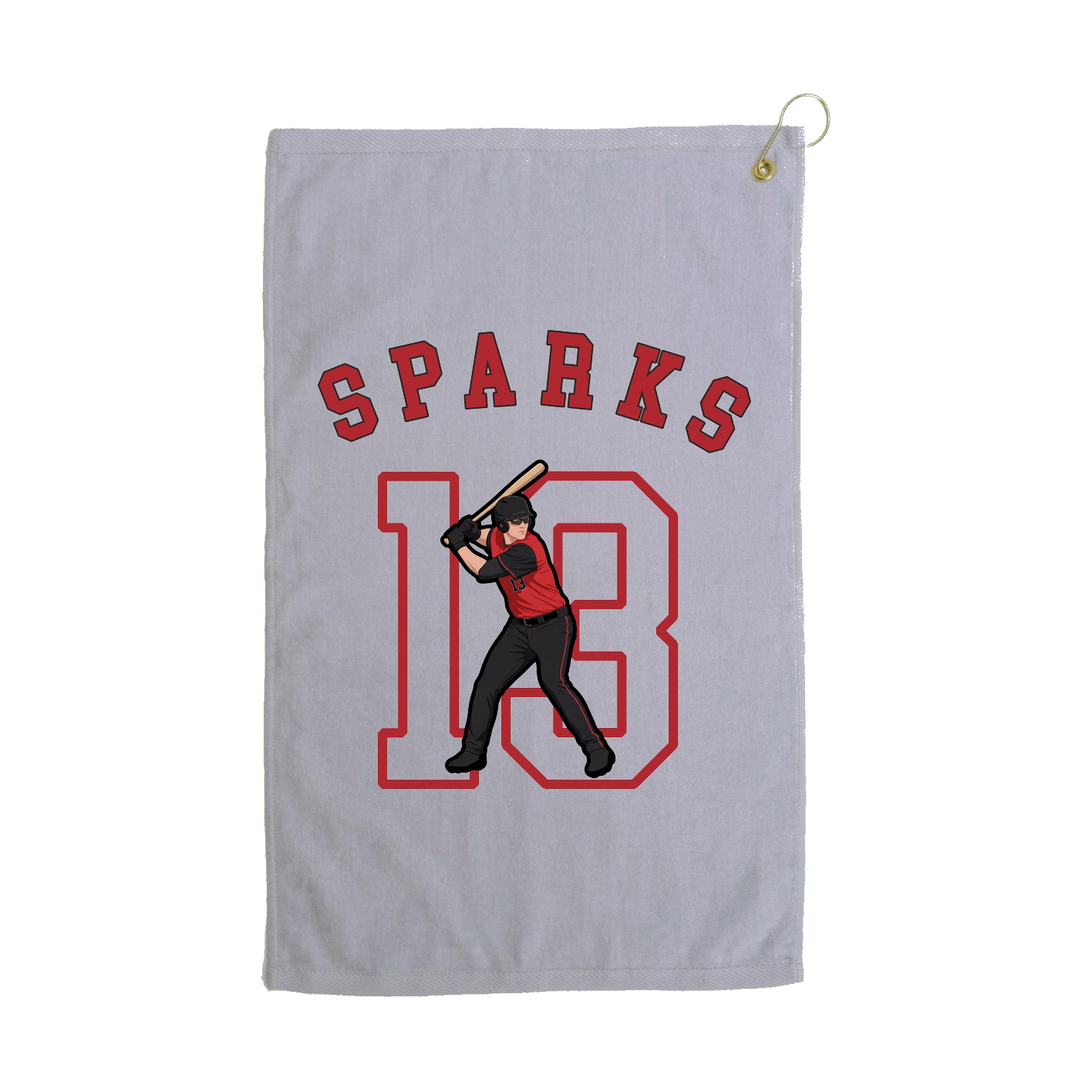 Golf Towel — Shirsey Arch in Grey