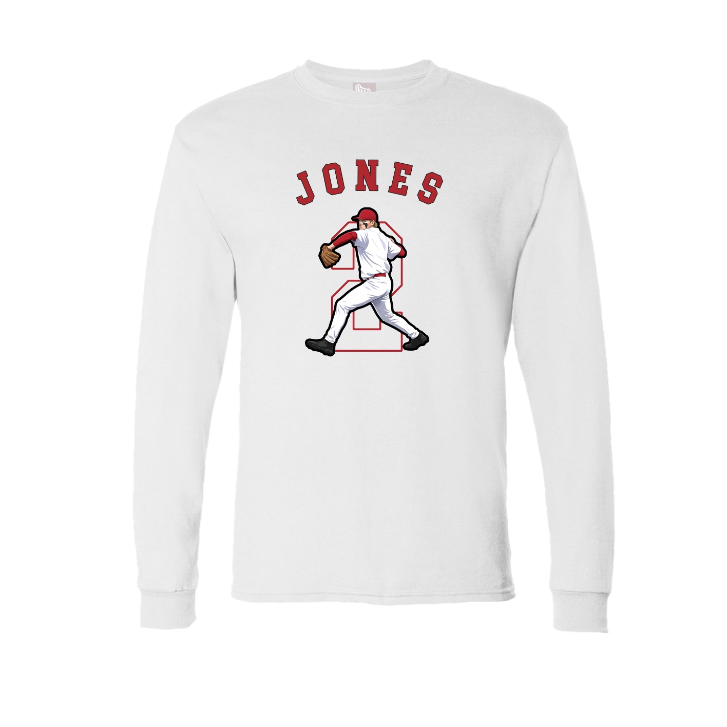Long Sleeve Tee — Shirsey Arch in White
