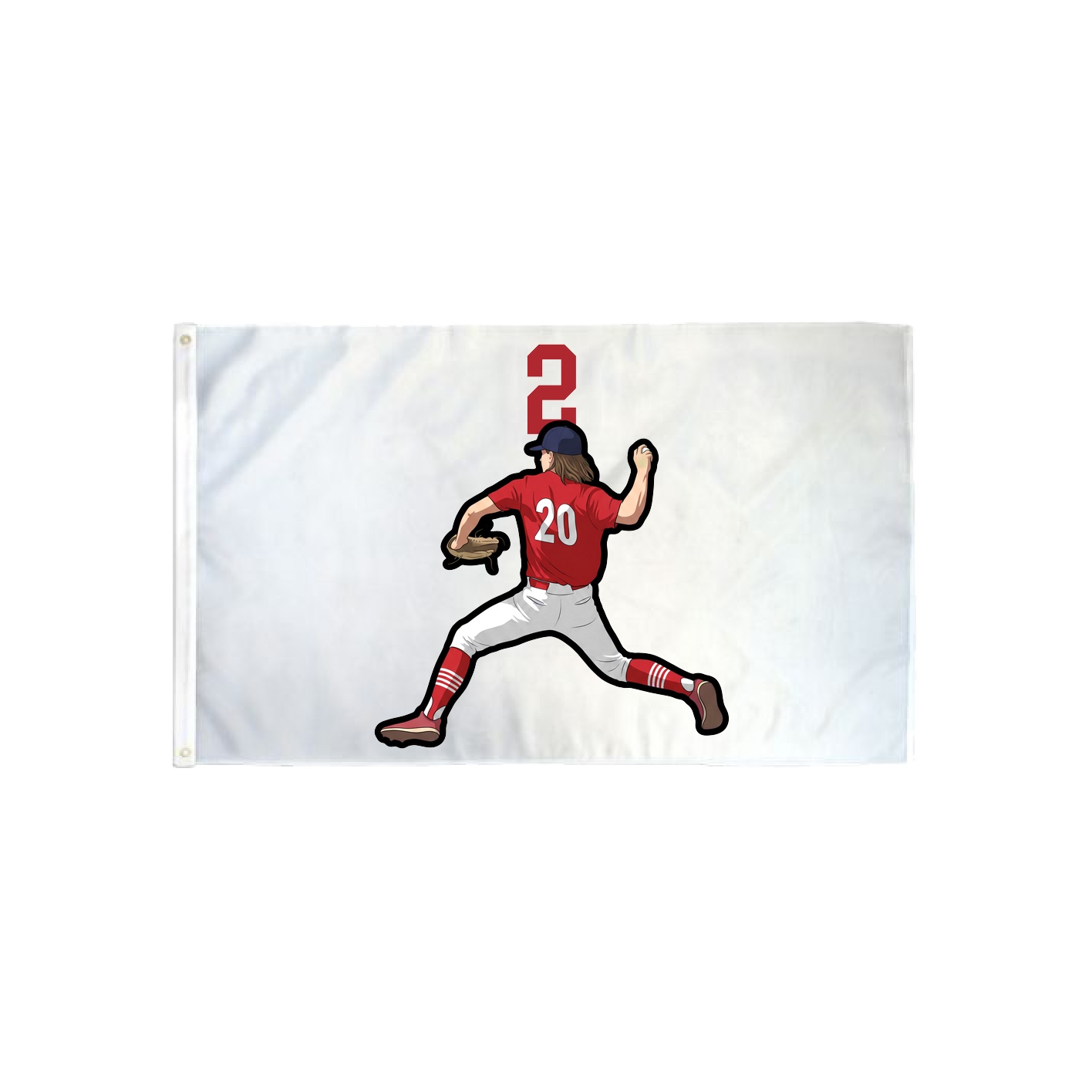 3x5 Flag — Number Top in Classic