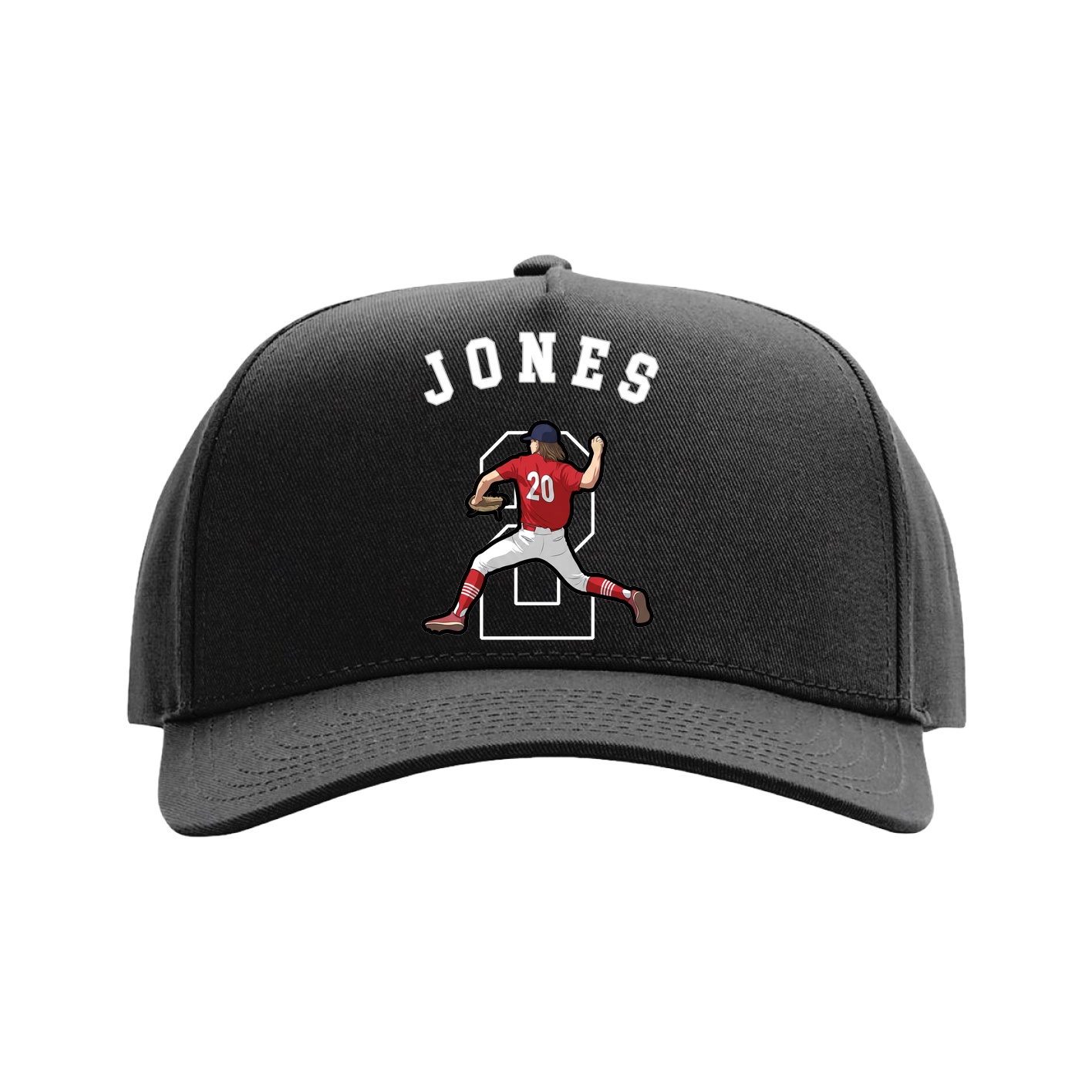 Full Fabric Five-Panel Champ Cap