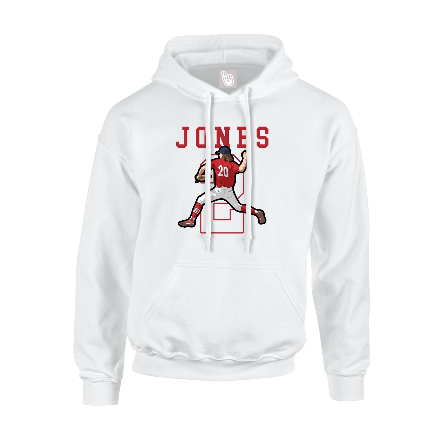 Hoodie — Shirsey in White