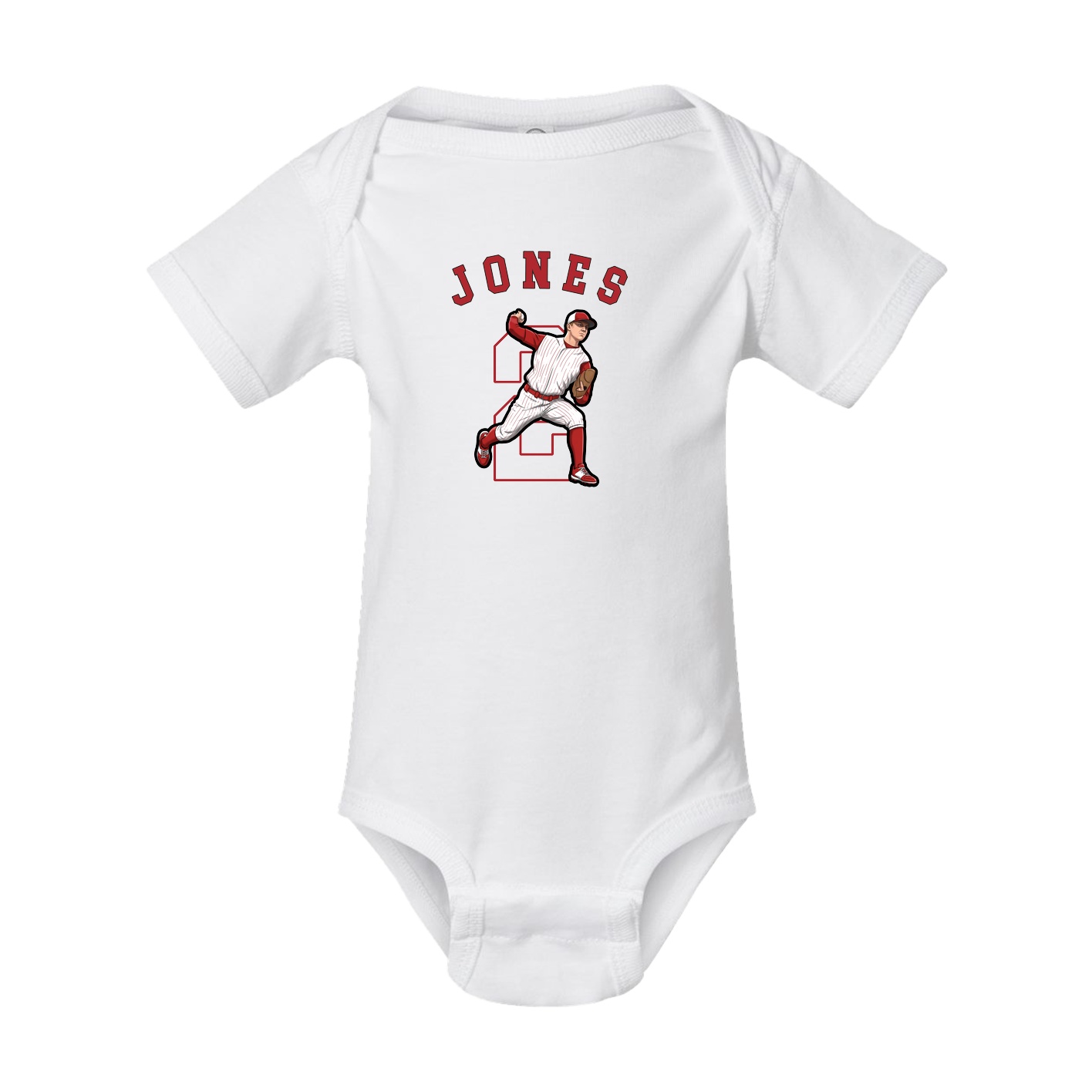 Baby Onesie — Shirsey Arch in White