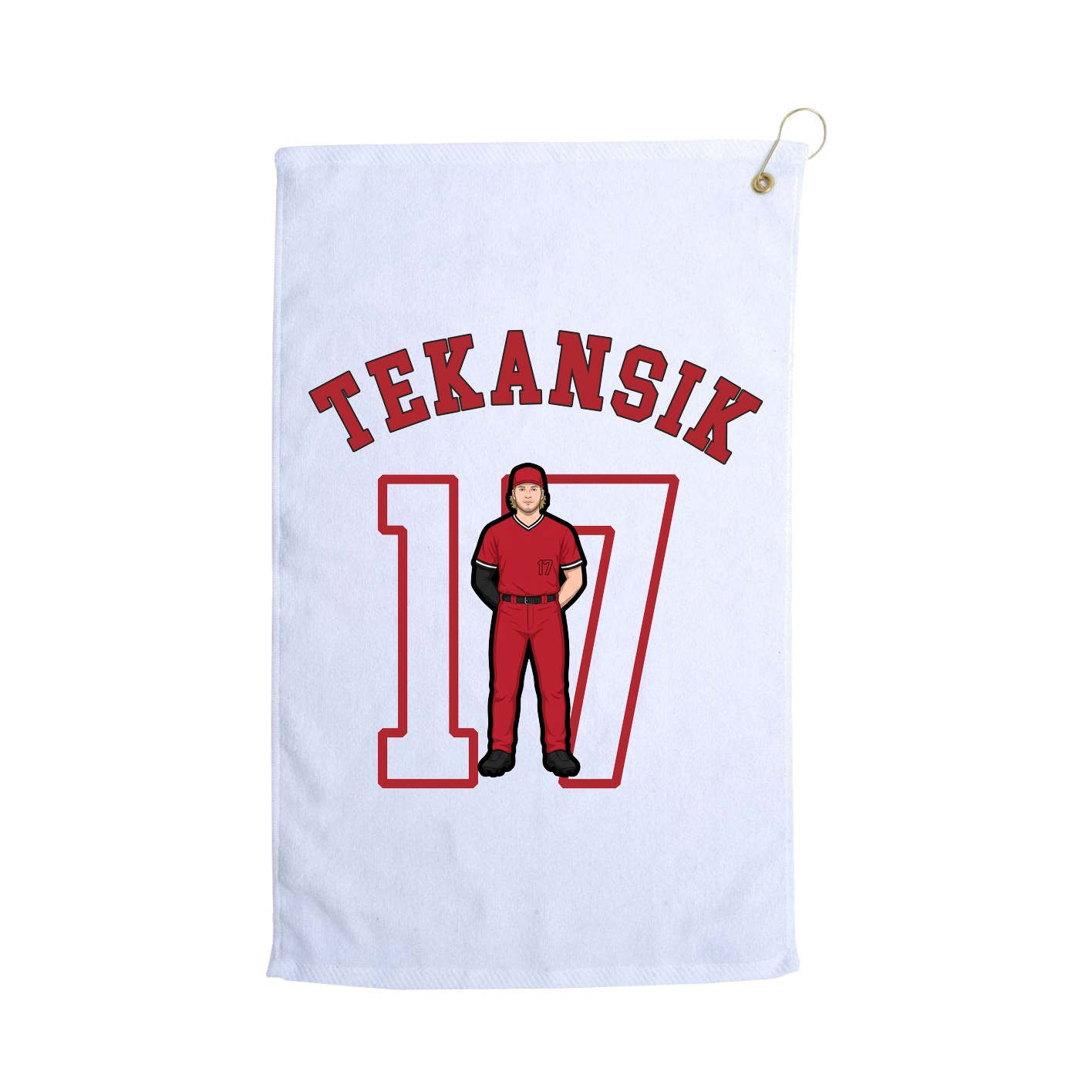 Golf Towel — Shirsey Arch in White
