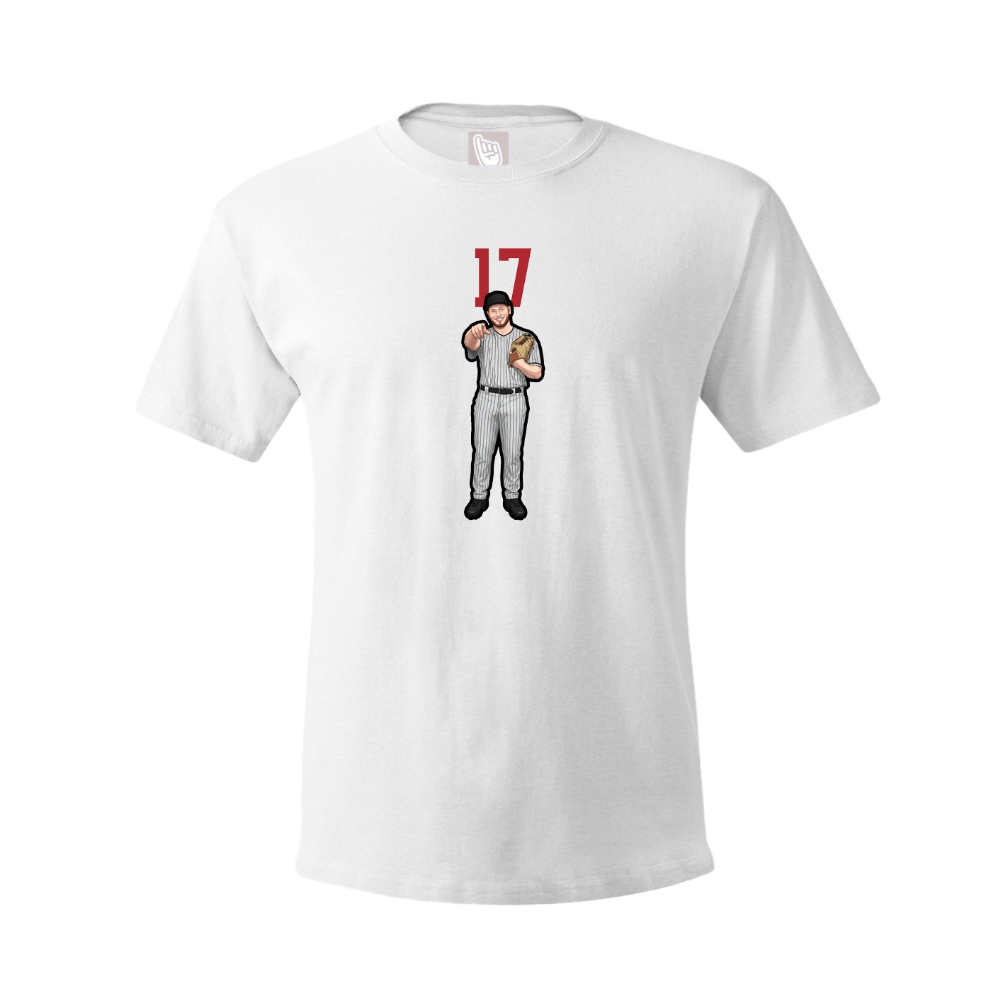 Tee — Number Top in White