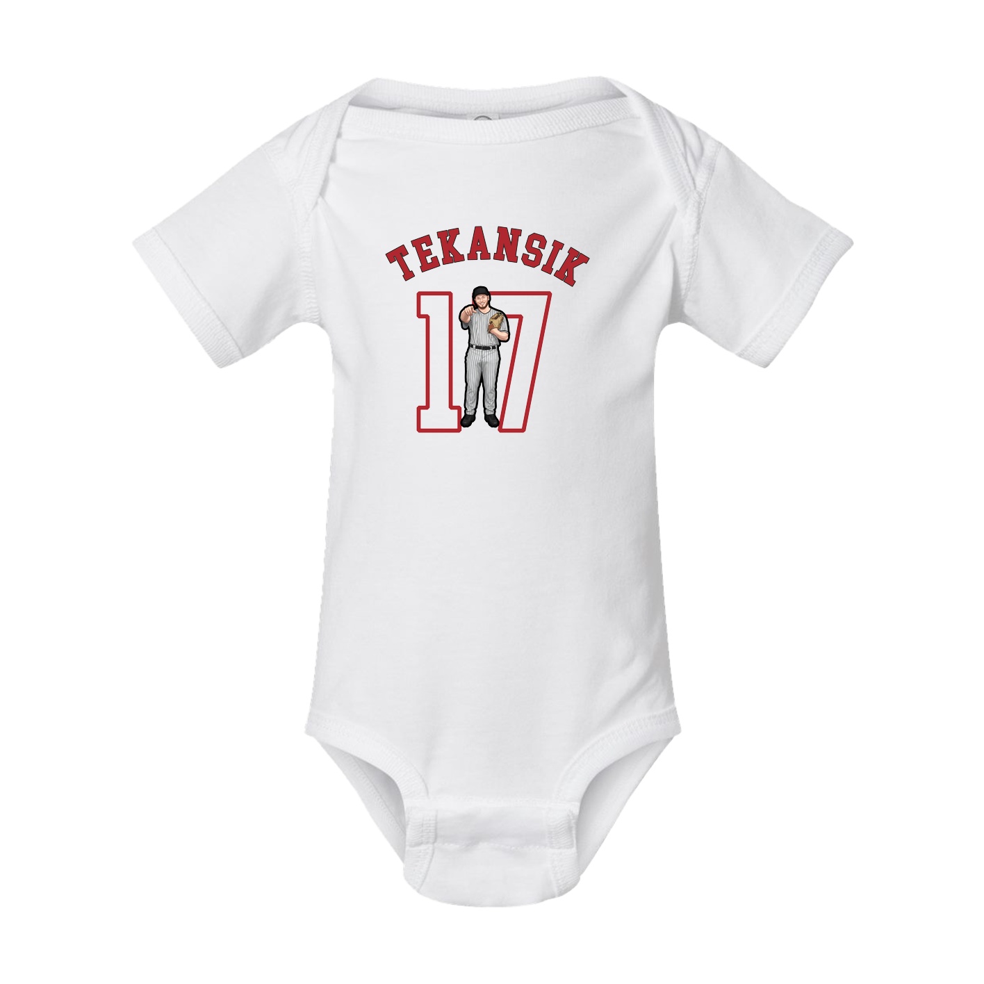 Baby Onesie — Shirsey Arch in White