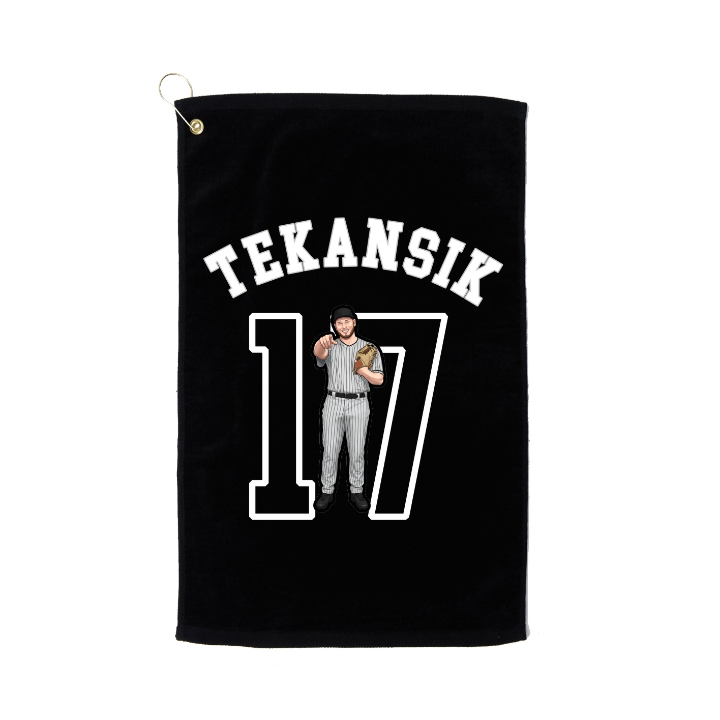 Golf Towel — Shirsey Arch in Black