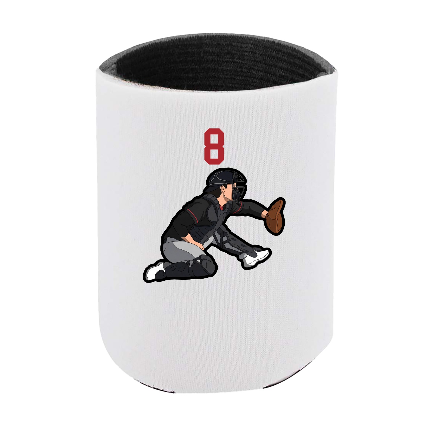 Can Holder — Number Top in White