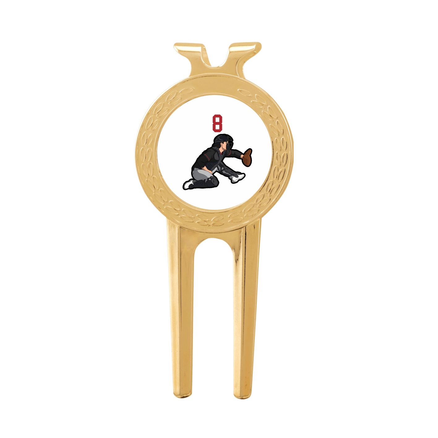 Divot Tool with Ball Marker — Number Top in Classic