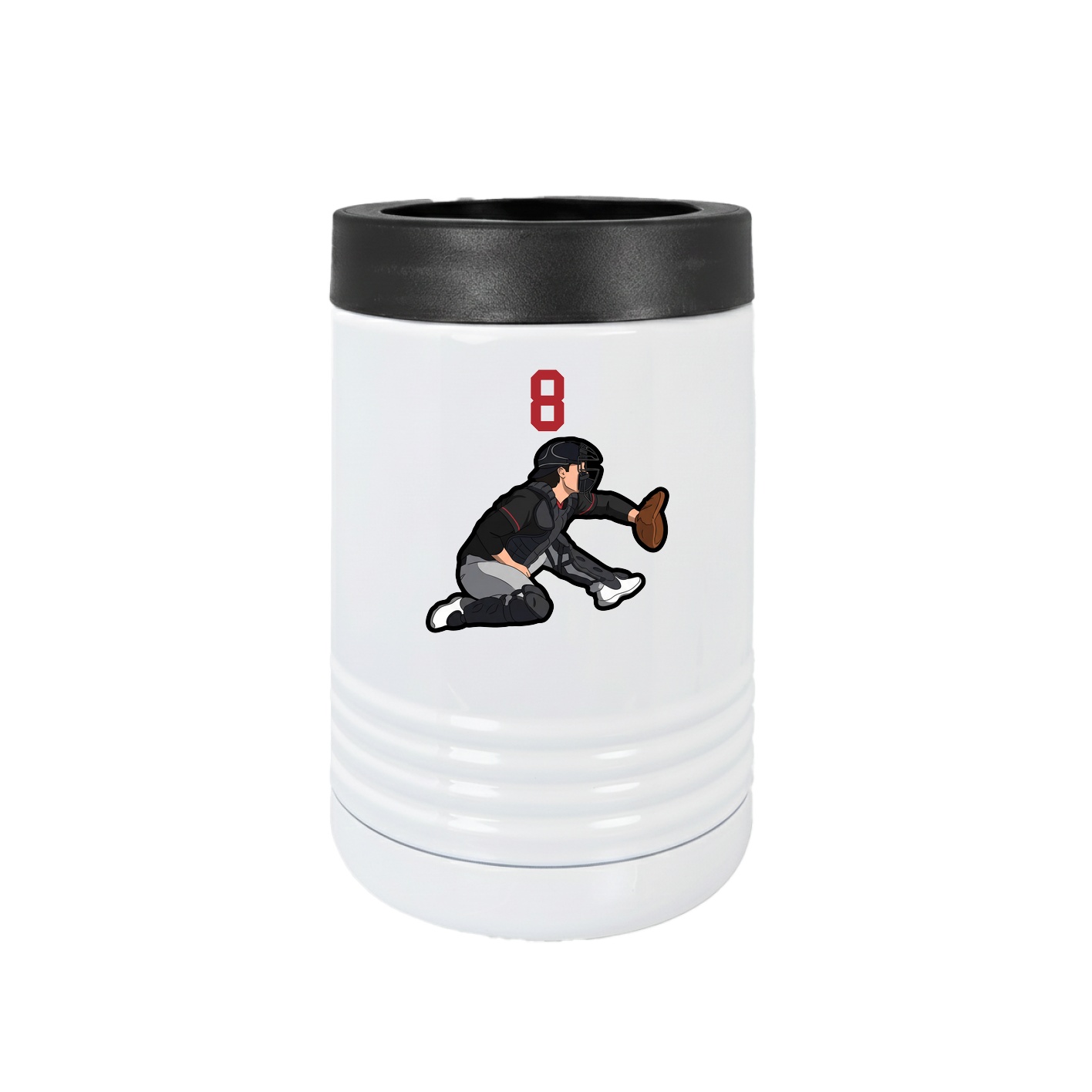 Beverage Holder — Number Top in White