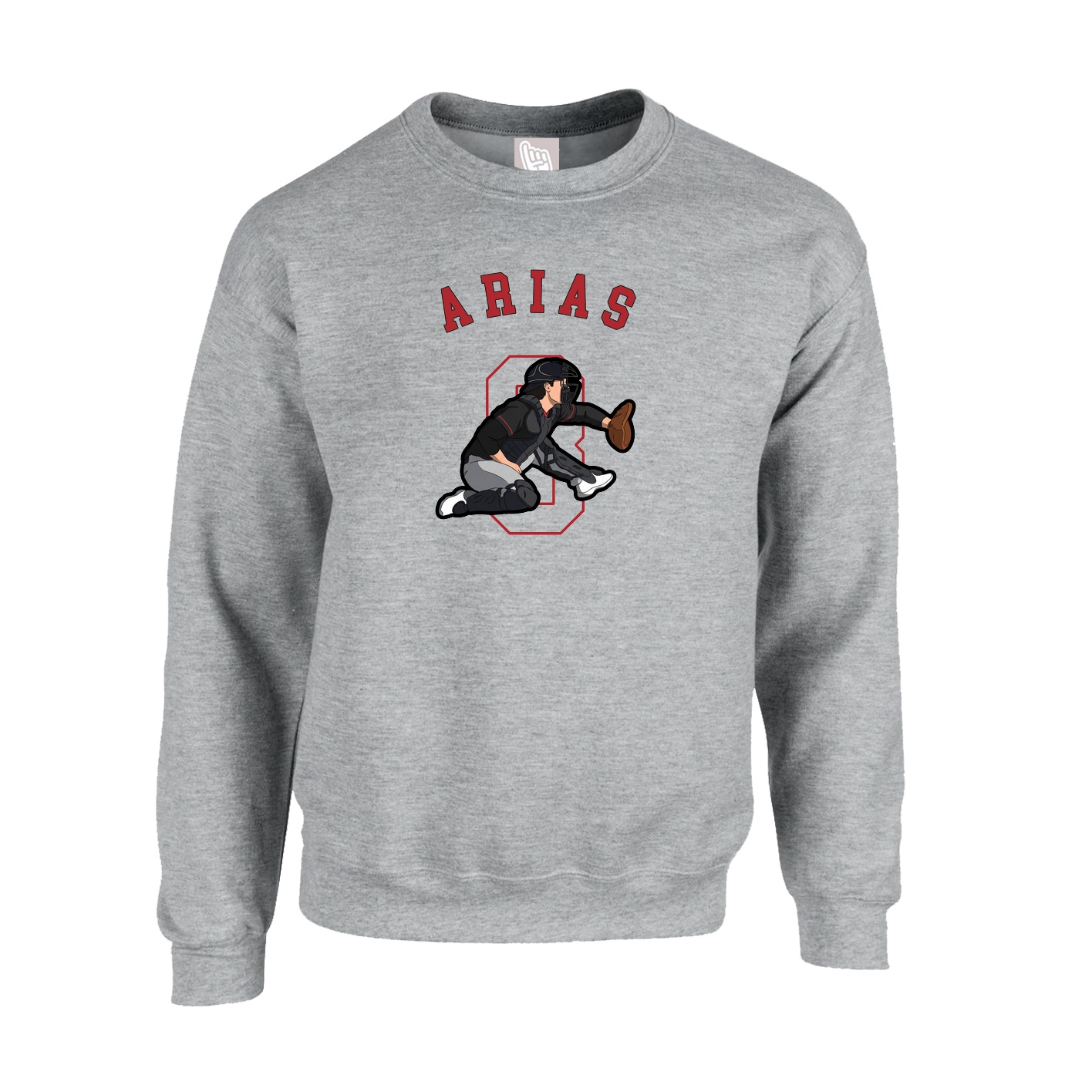 Fleece Crew — Shirsey Arch in Grey