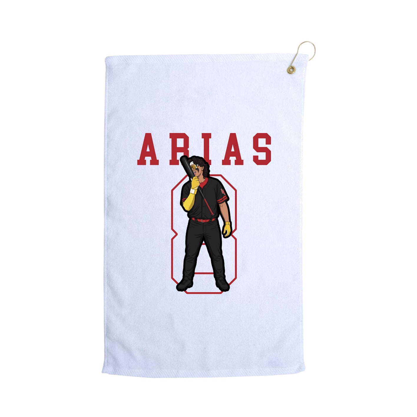 Golf Towel — Shirsey in White