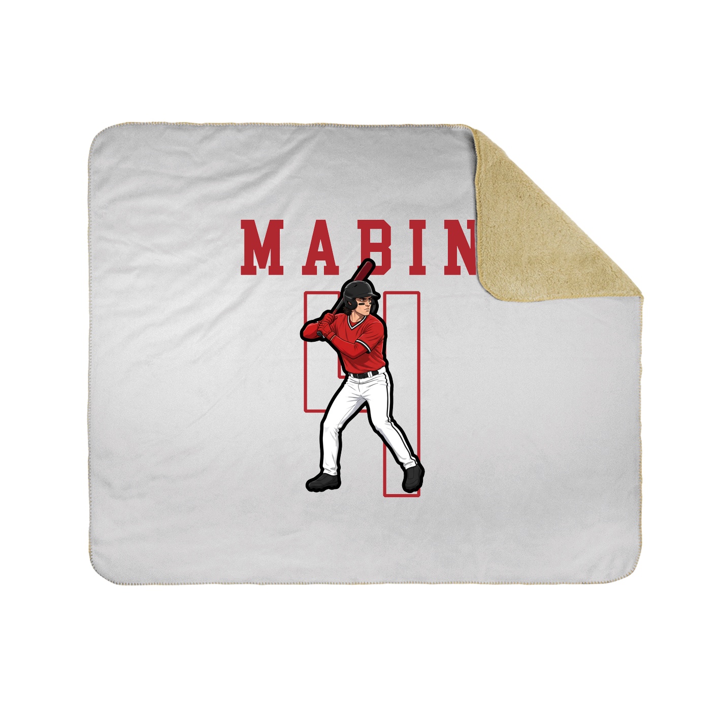 50x60 Sherpa Lined Throw Blanket
