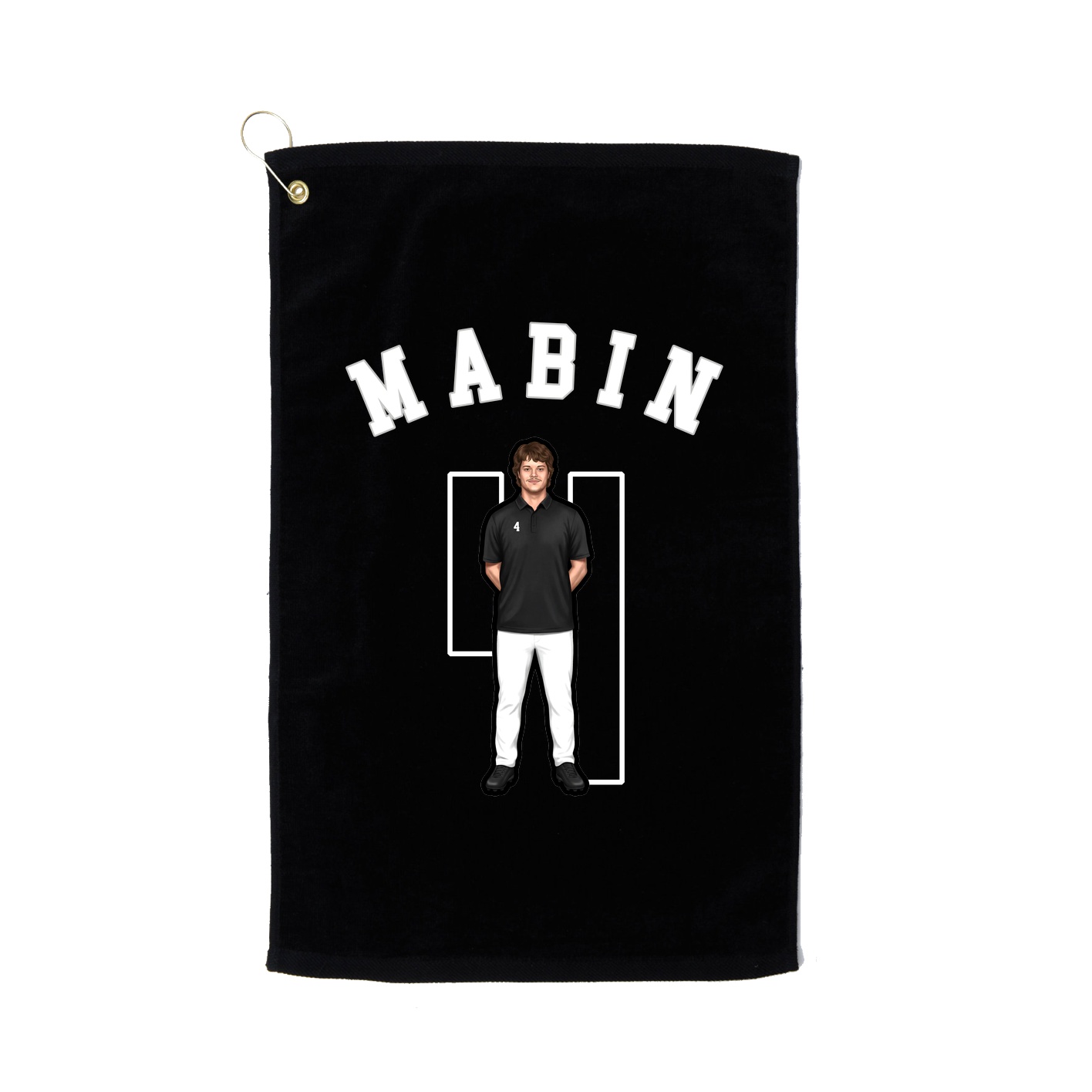 Golf Towel — Shirsey Arch in Black