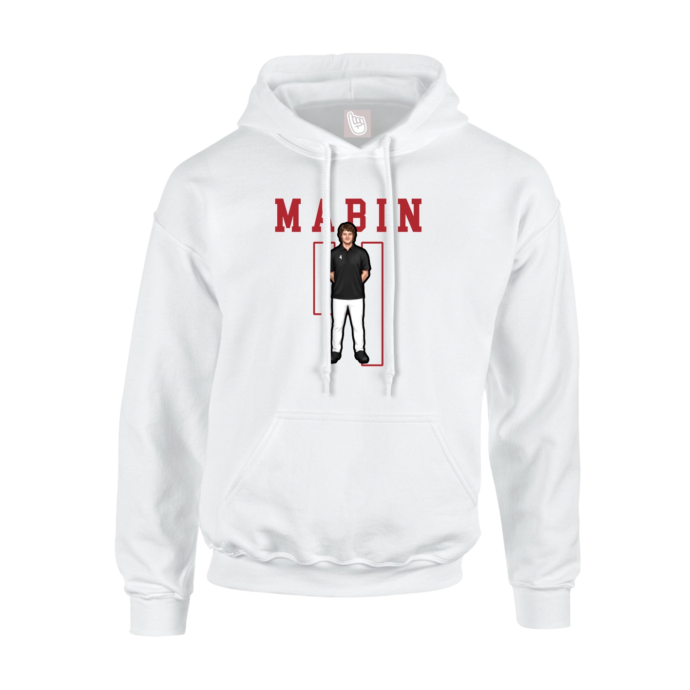 Hoodie — Shirsey in White