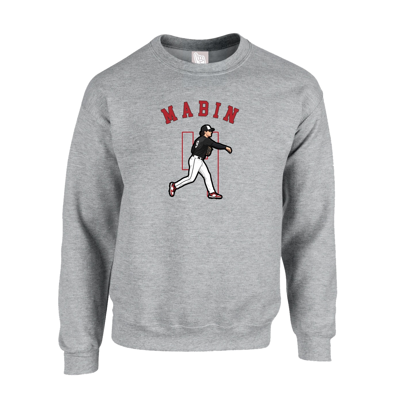 Fleece Crew — Shirsey Arch in Grey