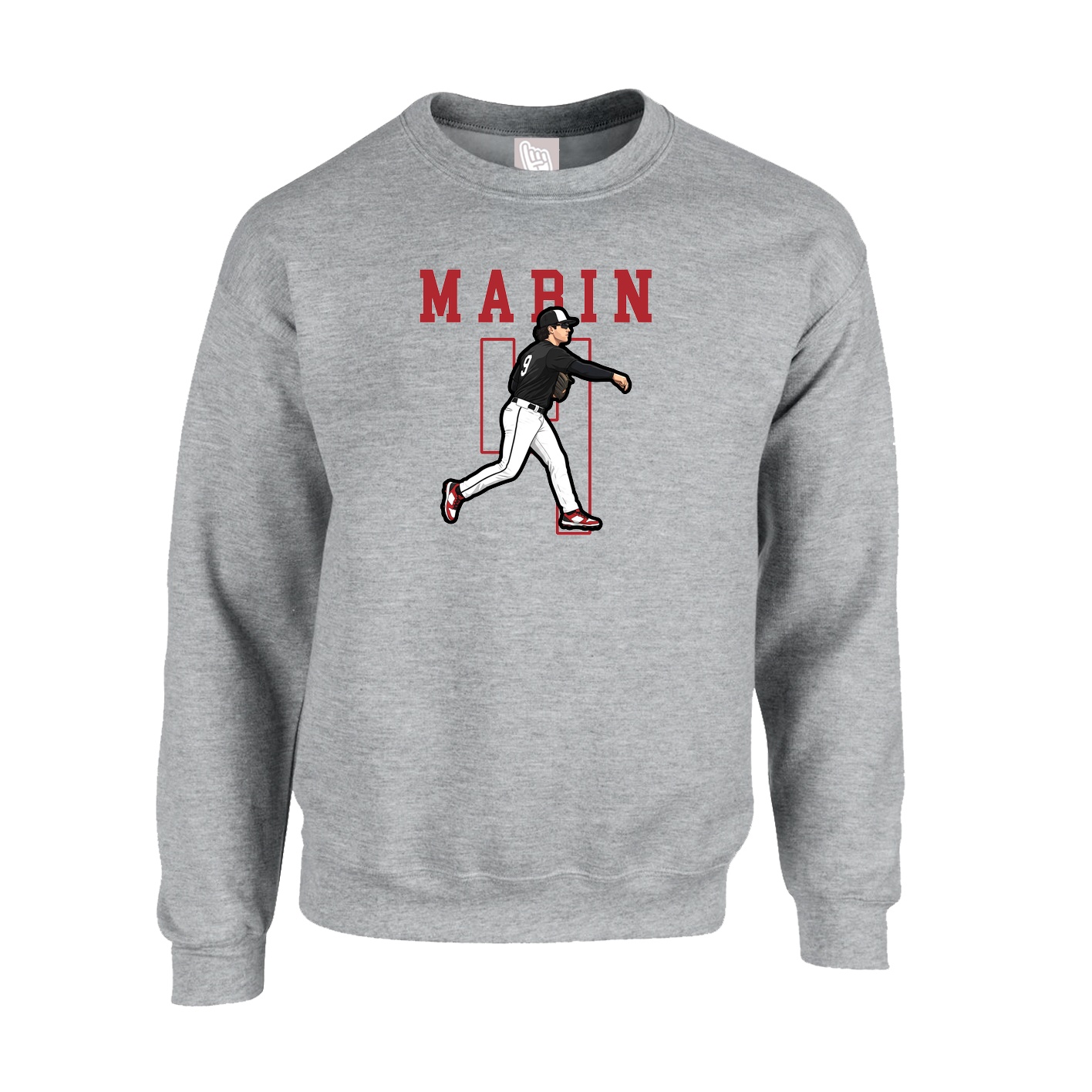 Fleece Crew — Shirsey in Grey